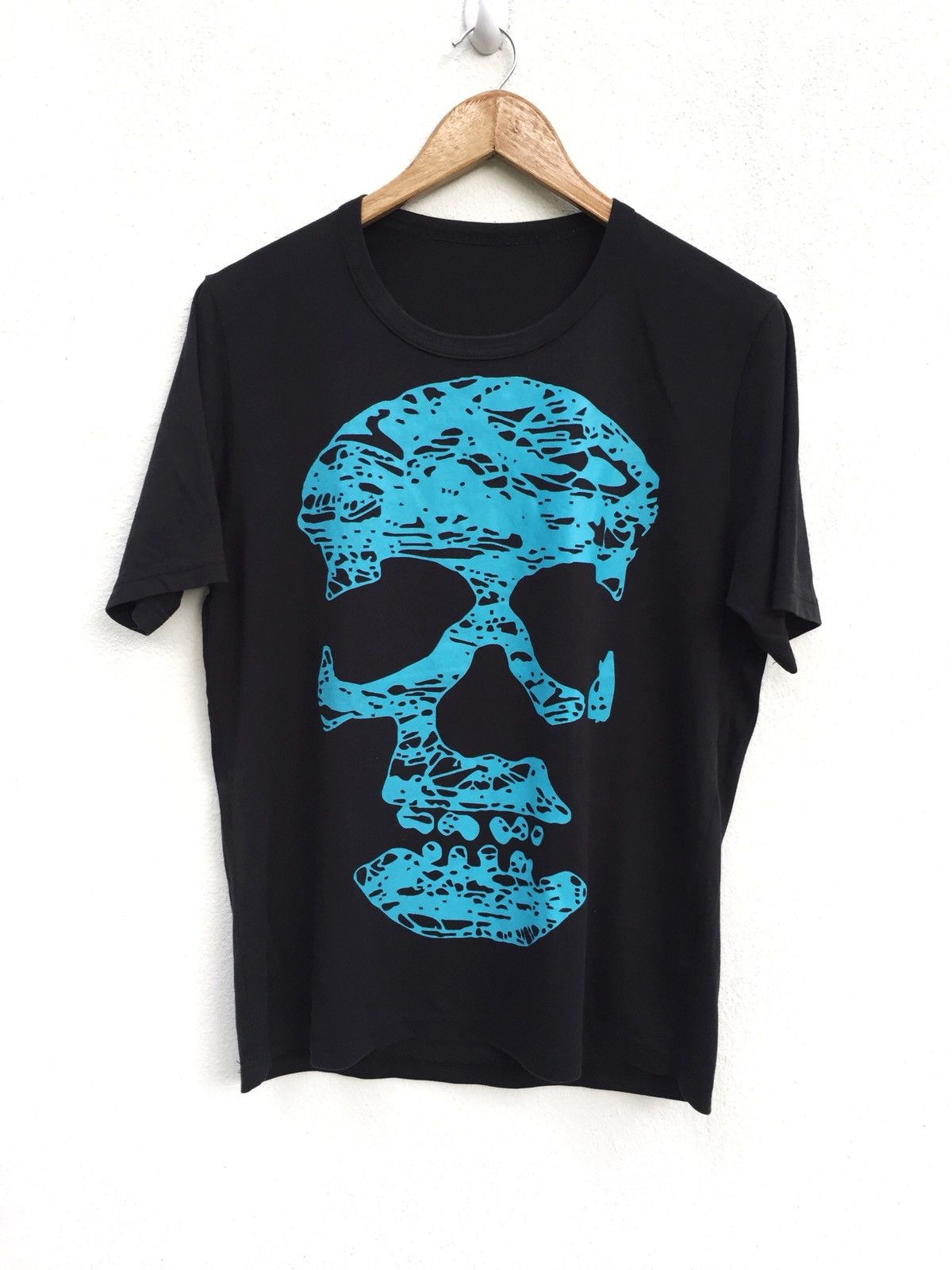 Comme des Garcons AD2009 Comme des Garçons Big 💀 Logo Black Shirt Size US M / EU 48-50 / 2 - 1 Thumbnail
