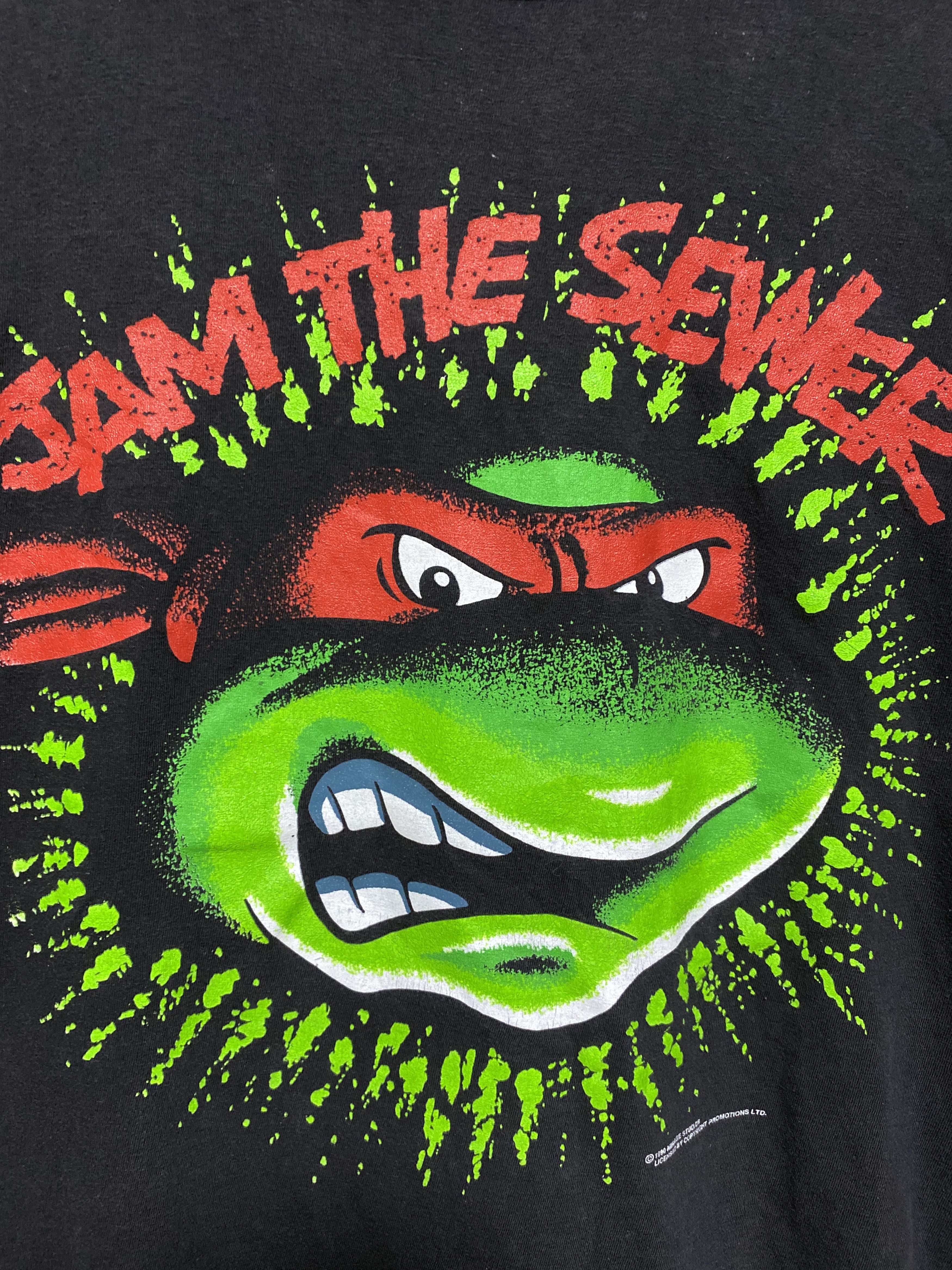 Cartoon Network Vintage 1990 Teenage Mutant Ninja Turtles Cartoon T-shirt Size US M / EU 48-50 / 2 - 3 Thumbnail