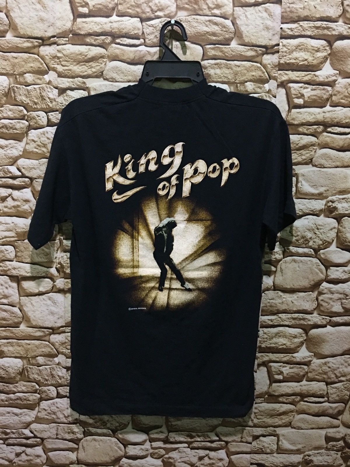 Band Tees × Michael Jackson × Vintage Vintage 90s Michael Jackson king of pop tour shirt Size US M / EU 48-50 / 2 - 2 Thumbnail