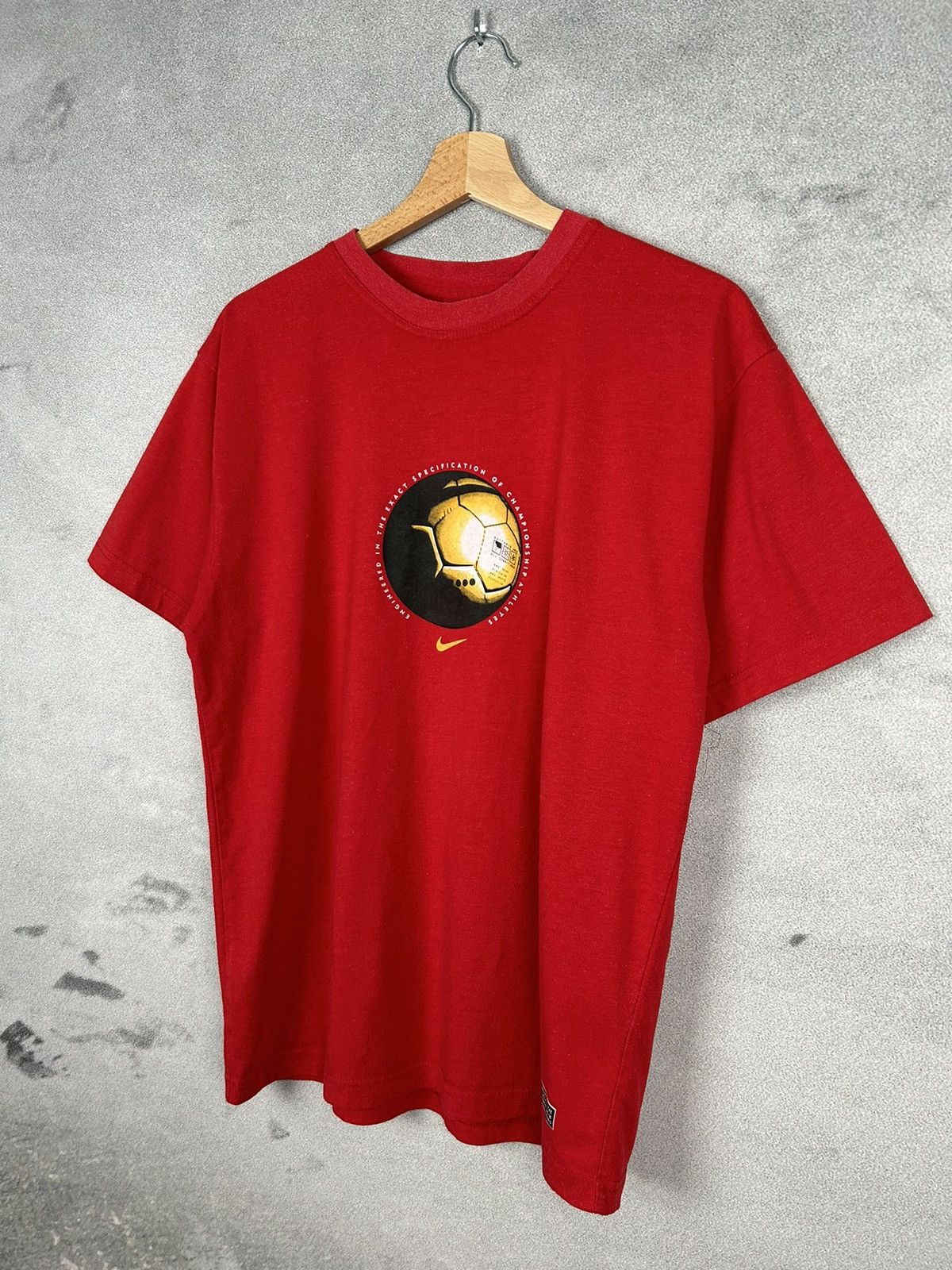Nike Nike Vintage Football Soccer Graphic Tee Sample 90s Size US L / EU 52-54 / 3 - 2 Thumbnail