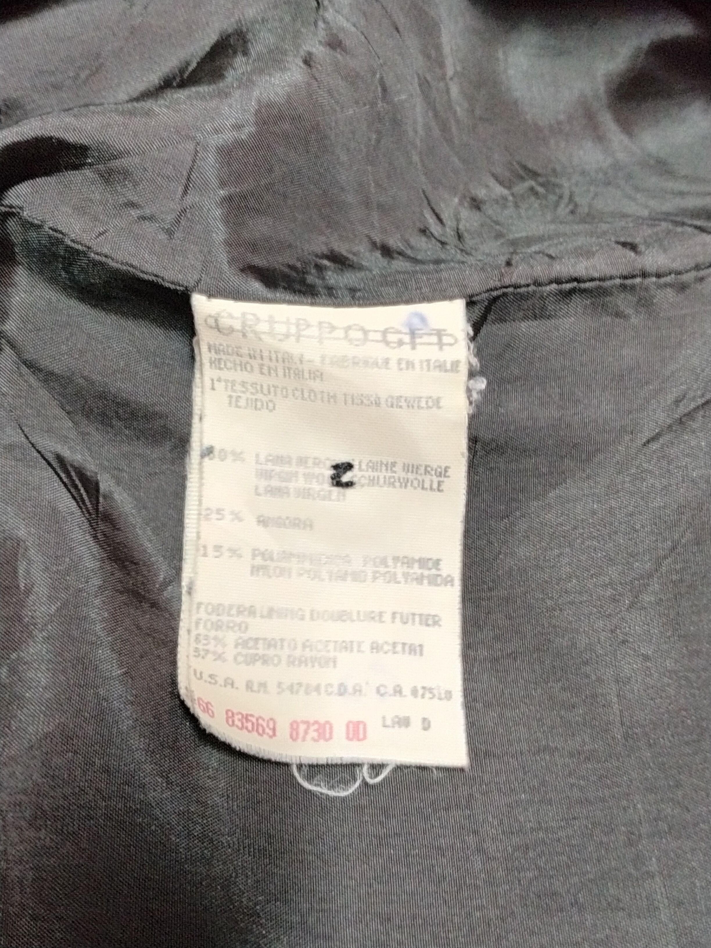 Giorgio Armani MANI BY GIORGIO ARMANI WOOL BUTTON UP COAT Size L / US 10 / IT 46 - 5 Thumbnail