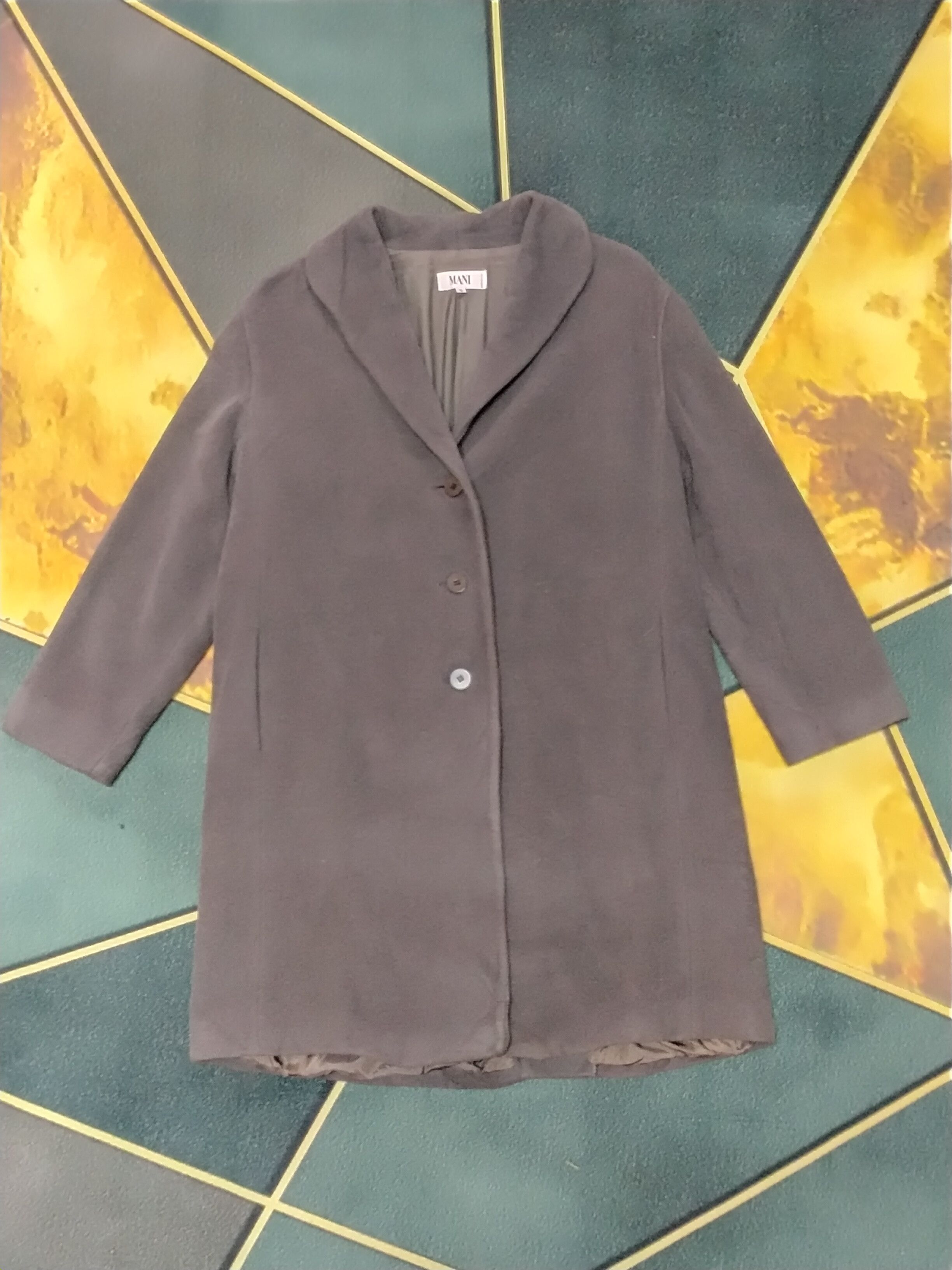 Giorgio Armani MANI BY GIORGIO ARMANI WOOL BUTTON UP COAT Size L / US 10 / IT 46 - 1 Thumbnail