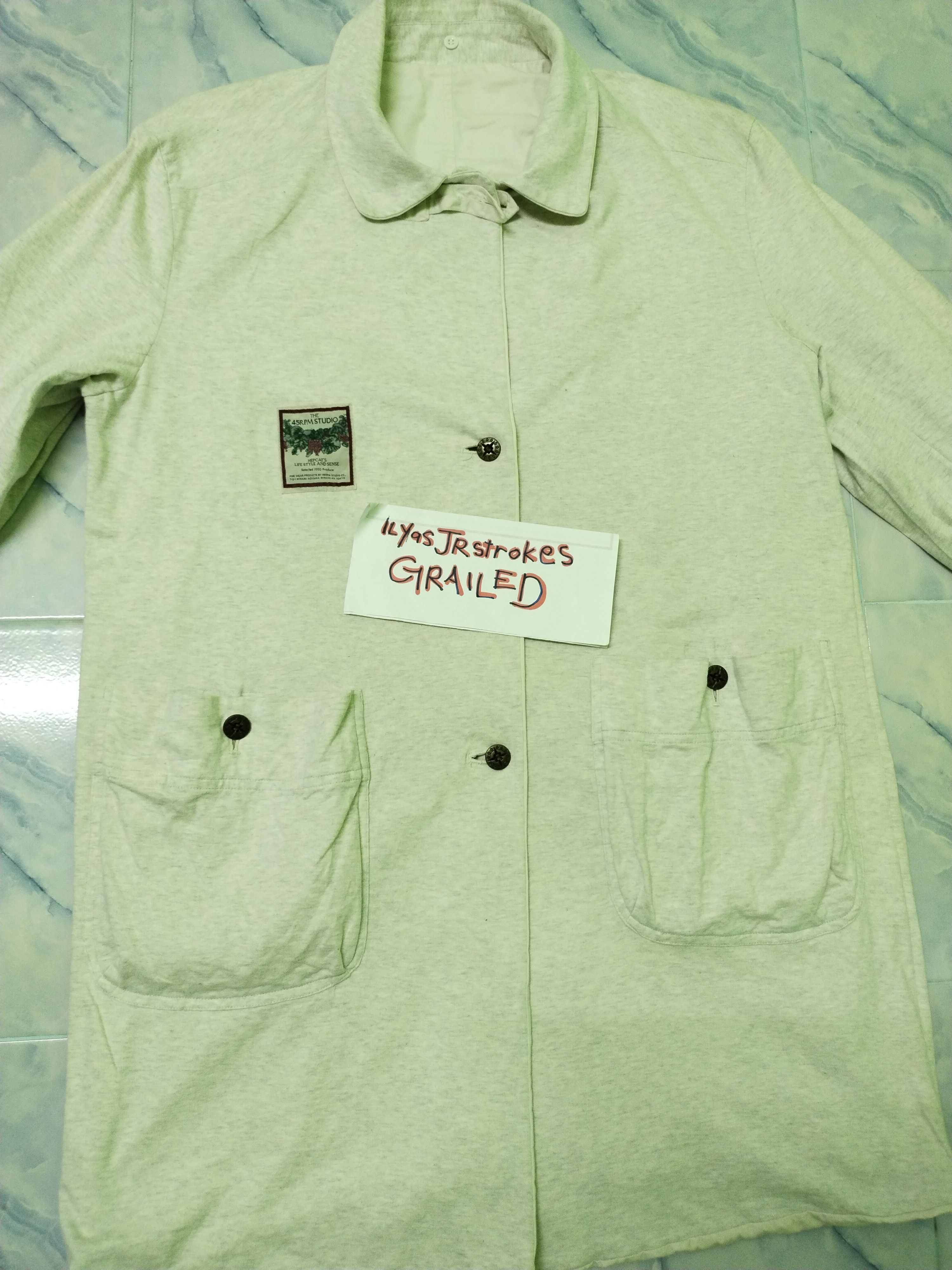 45rpm × Japanese Brand × Vintage Vintage 90s 45rpm Outerwear Reversible Jacket Size US L / EU 52-54 / 3 - 14 Thumbnail