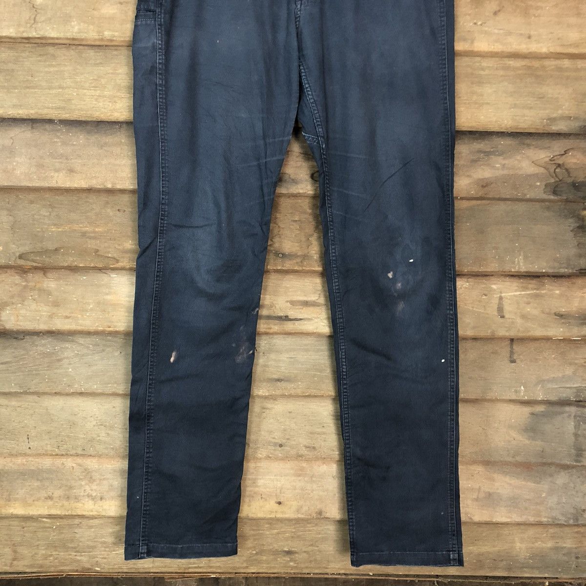 Japanese Brand DLL Gladiator Dark Blue Multipocket Cargo Pants #c985 Size US 32 / EU 48 - 3 Thumbnail