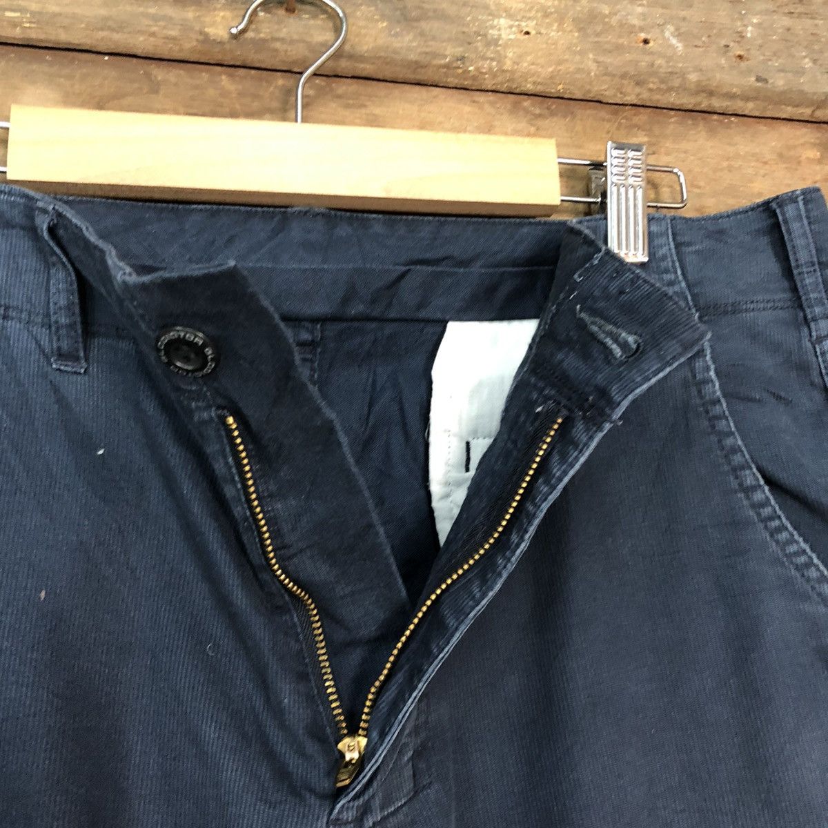 Japanese Brand DLL Gladiator Dark Blue Multipocket Cargo Pants #c985 Size US 32 / EU 48 - 6 Thumbnail