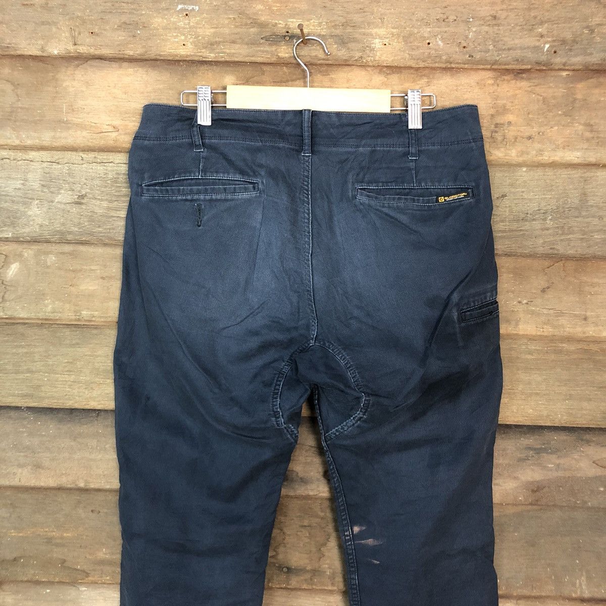 Japanese Brand DLL Gladiator Dark Blue Multipocket Cargo Pants #c985 Size US 32 / EU 48 - 8 Thumbnail