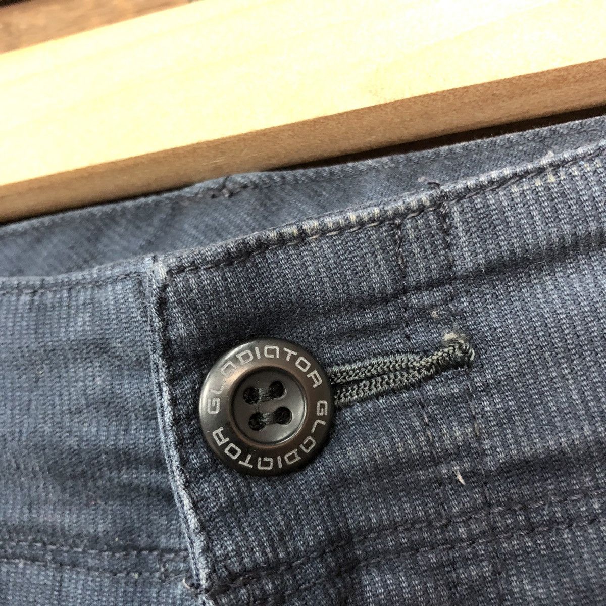 Japanese Brand DLL Gladiator Dark Blue Multipocket Cargo Pants #c985 Size US 32 / EU 48 - 5 Thumbnail