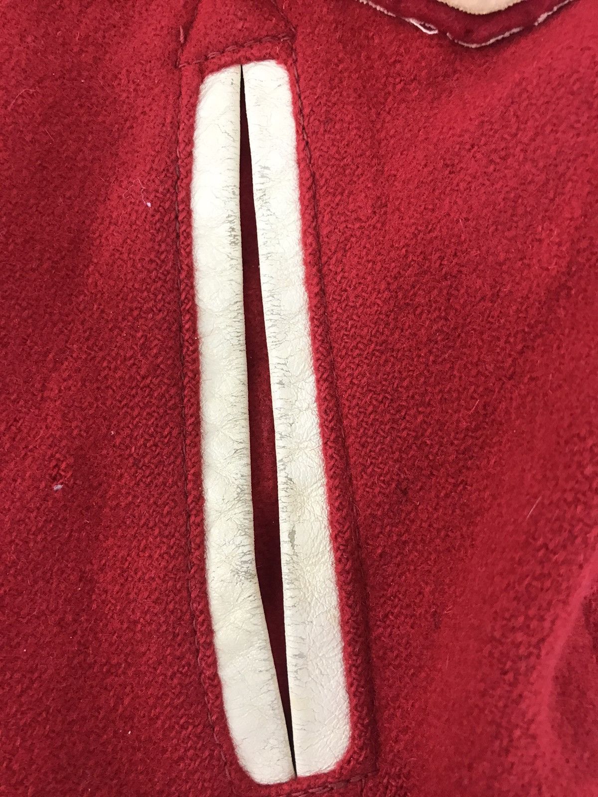 Vintage Vintage Whiting Los Angeles PS Leather Jacket Varsity Wool Size US S / EU 44-46 / 1 - 15 Thumbnail