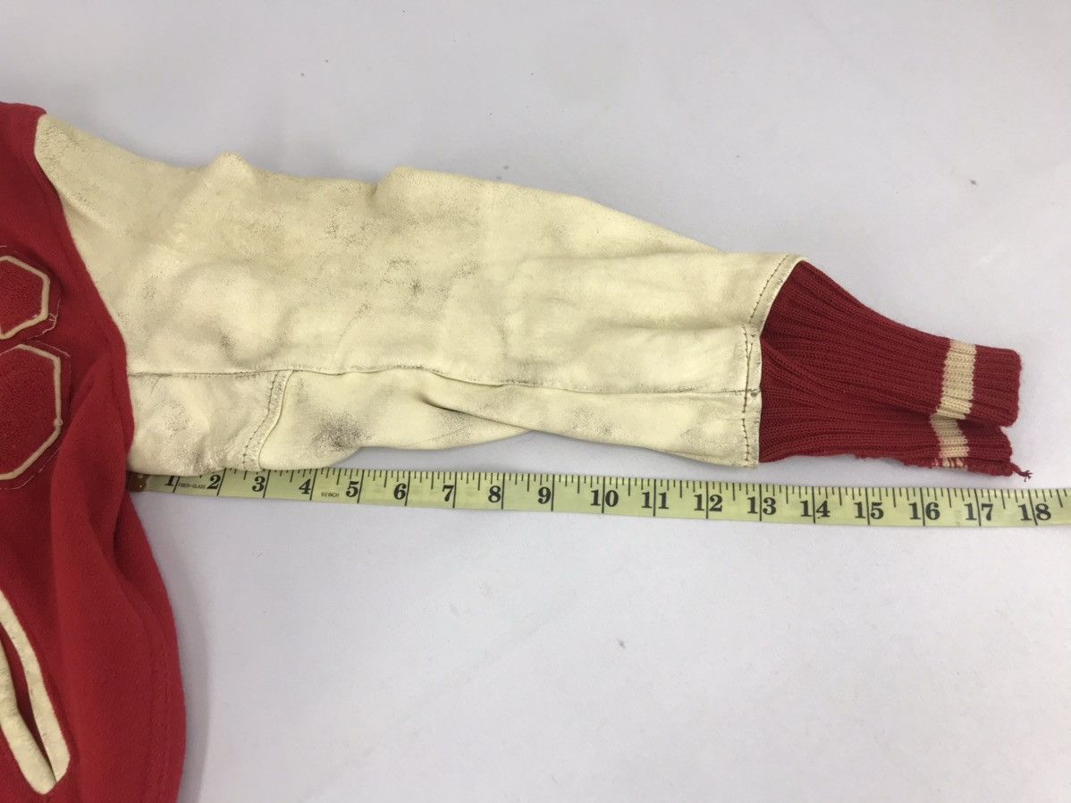 Vintage Vintage Whiting Los Angeles PS Leather Jacket Varsity Wool Size US S / EU 44-46 / 1 - 9 Thumbnail