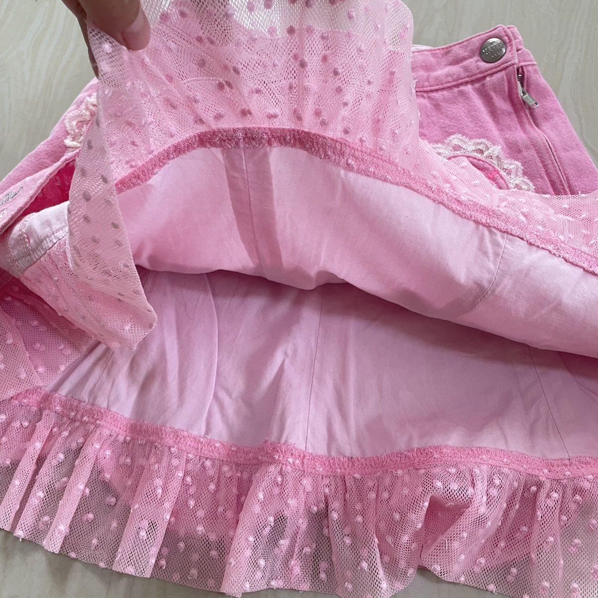 Japanese Brand 🍓Mezzo piano pink skirt🍓 Size 22" - 3 Thumbnail