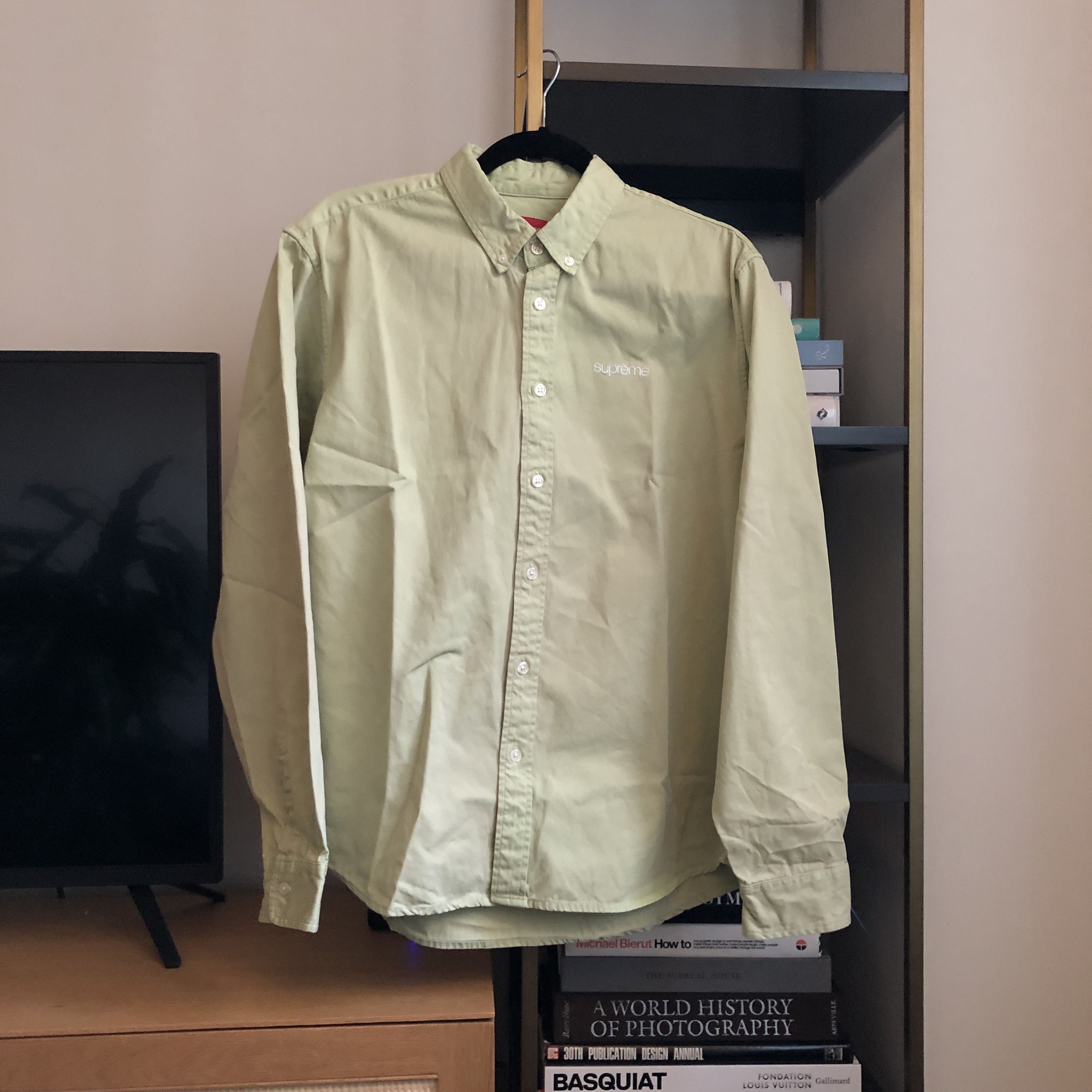 Supreme Supreme arc logo quilted flannel shirt | Grailed