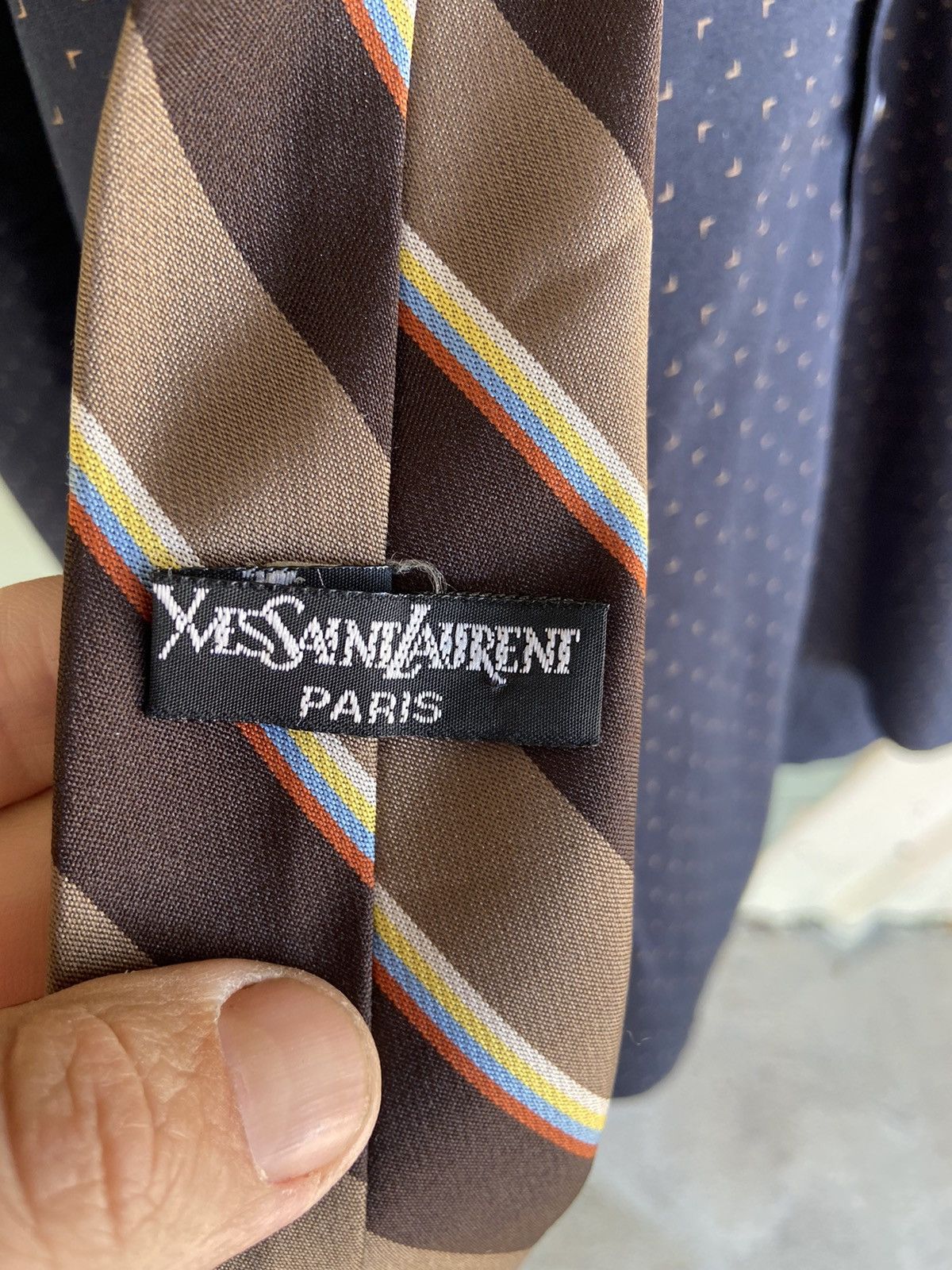 Yves Saint Laurent Yves Saint Laurent Tie Paris Size ONE SIZE - 1 Thumbnail