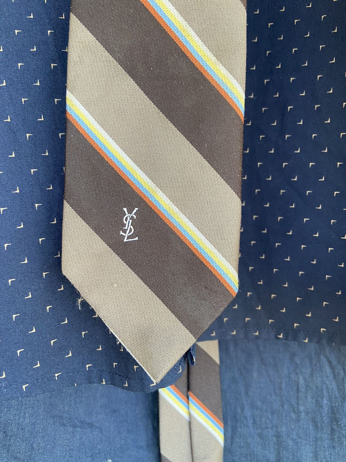 Yves Saint Laurent Yves Saint Laurent Tie Paris Size ONE SIZE - 3 Thumbnail