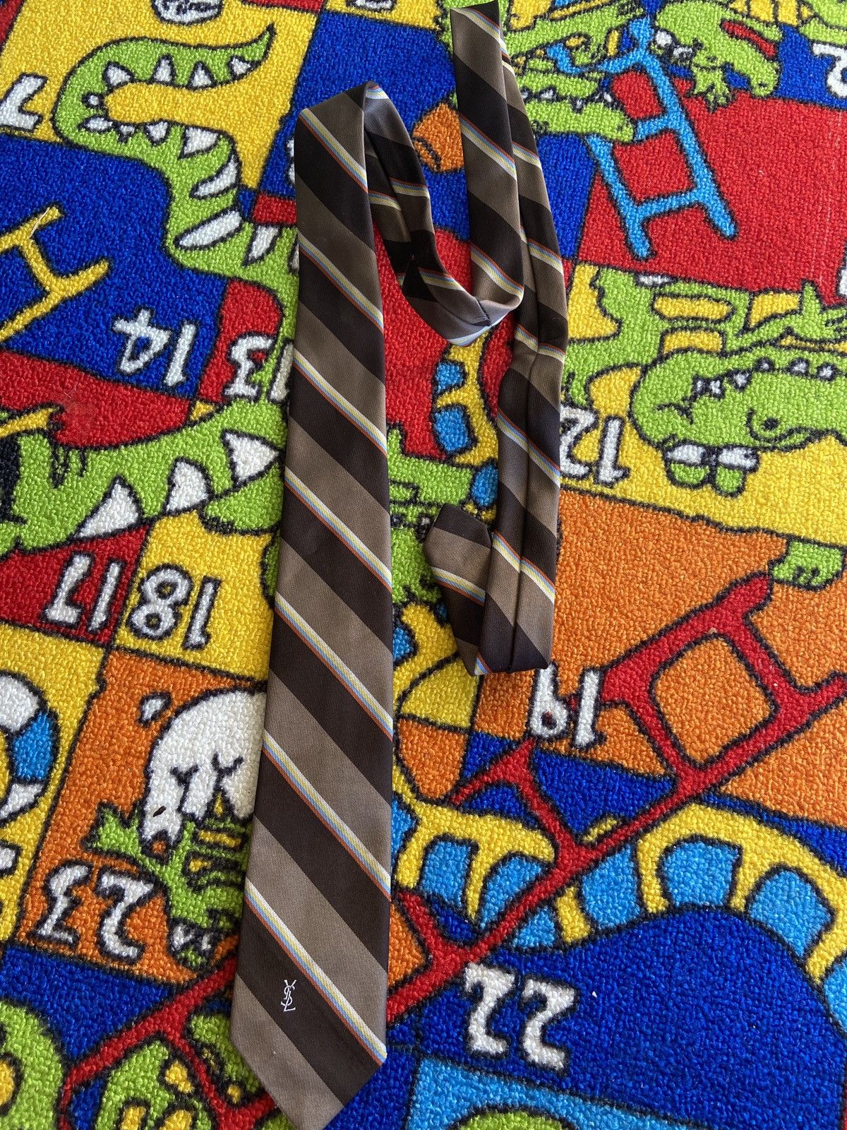 Yves Saint Laurent Yves Saint Laurent Tie Paris Size ONE SIZE - 6 Thumbnail