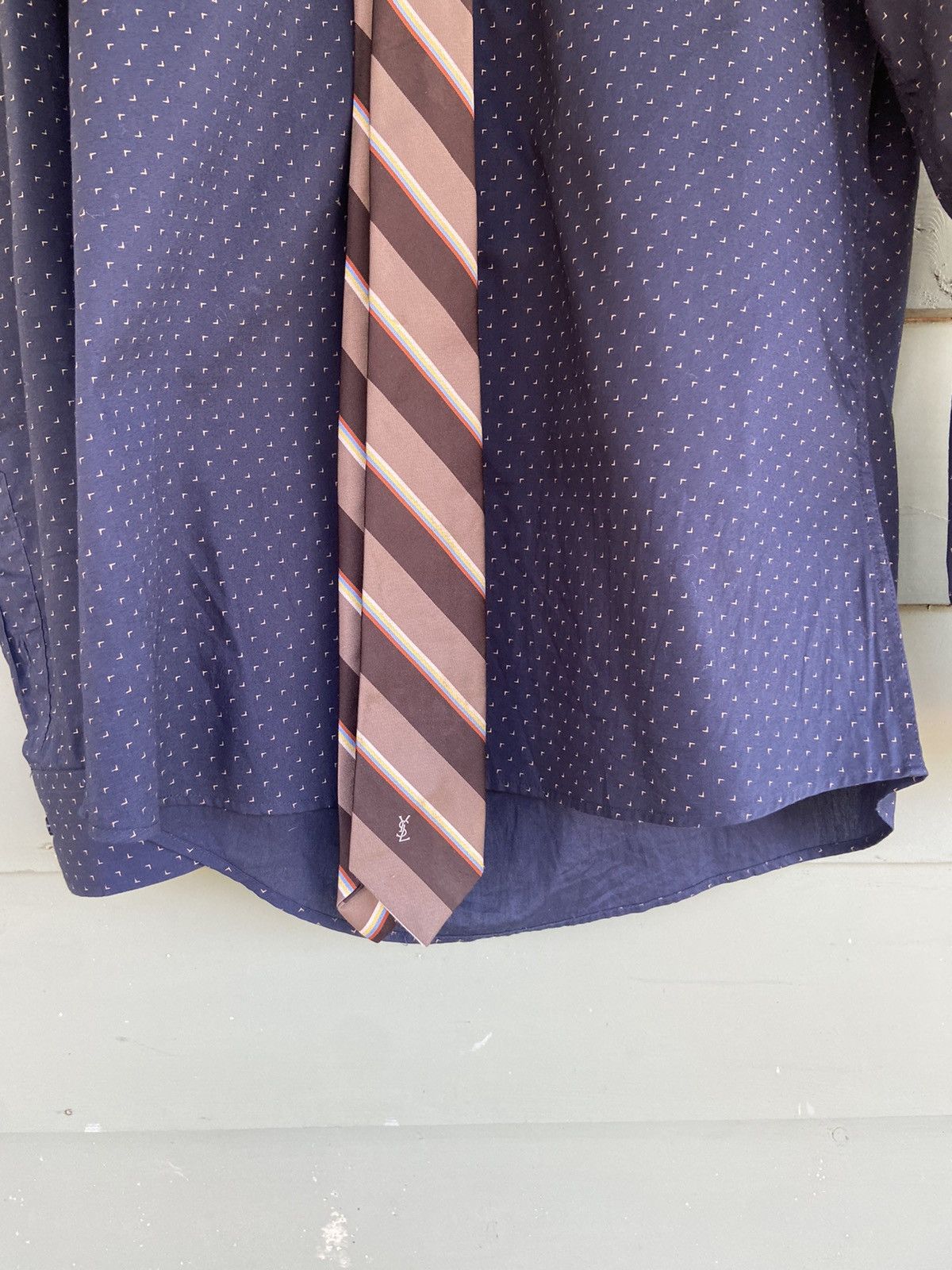 Yves Saint Laurent Yves Saint Laurent Tie Paris Size ONE SIZE - 5 Thumbnail