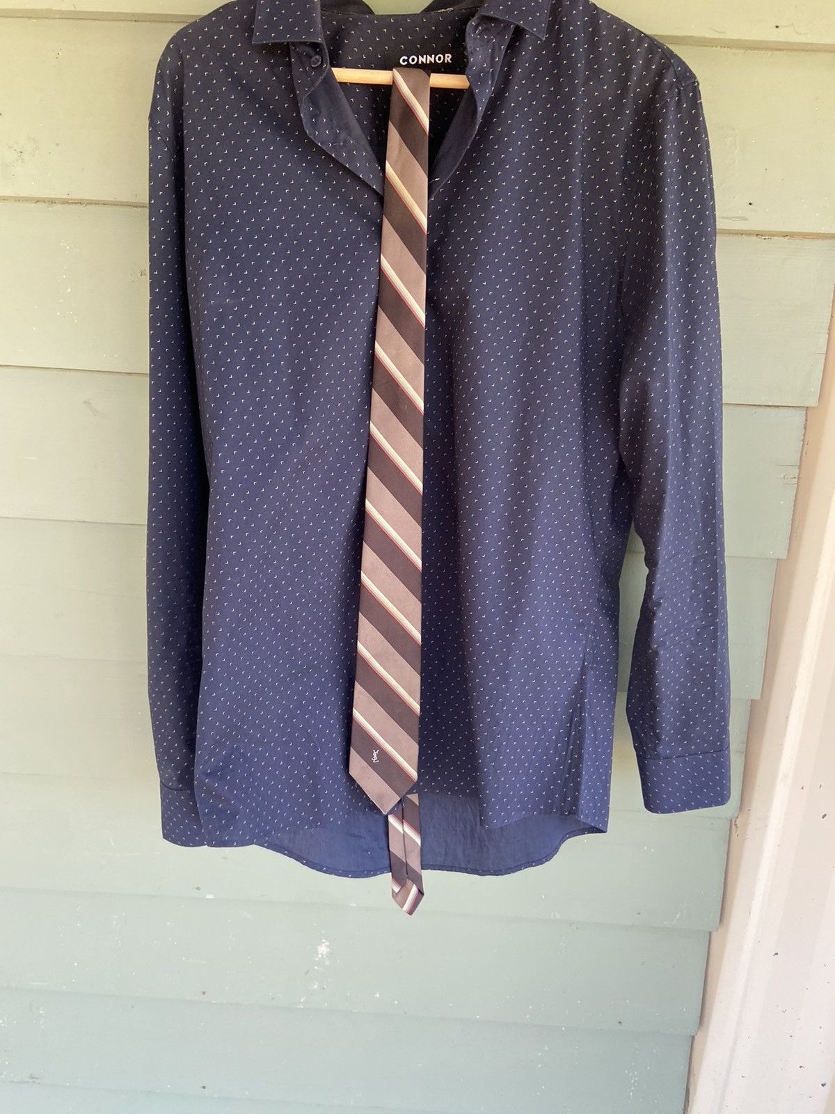 Yves Saint Laurent Yves Saint Laurent Tie Paris Size ONE SIZE - 4 Thumbnail