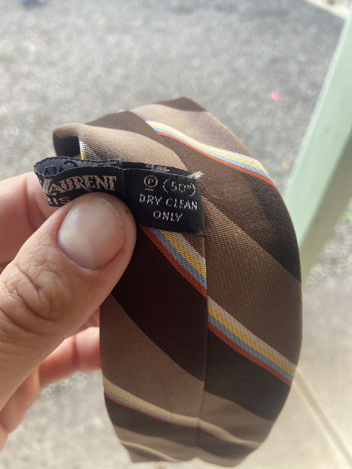 Yves Saint Laurent Yves Saint Laurent Tie Paris Size ONE SIZE - 7 Thumbnail