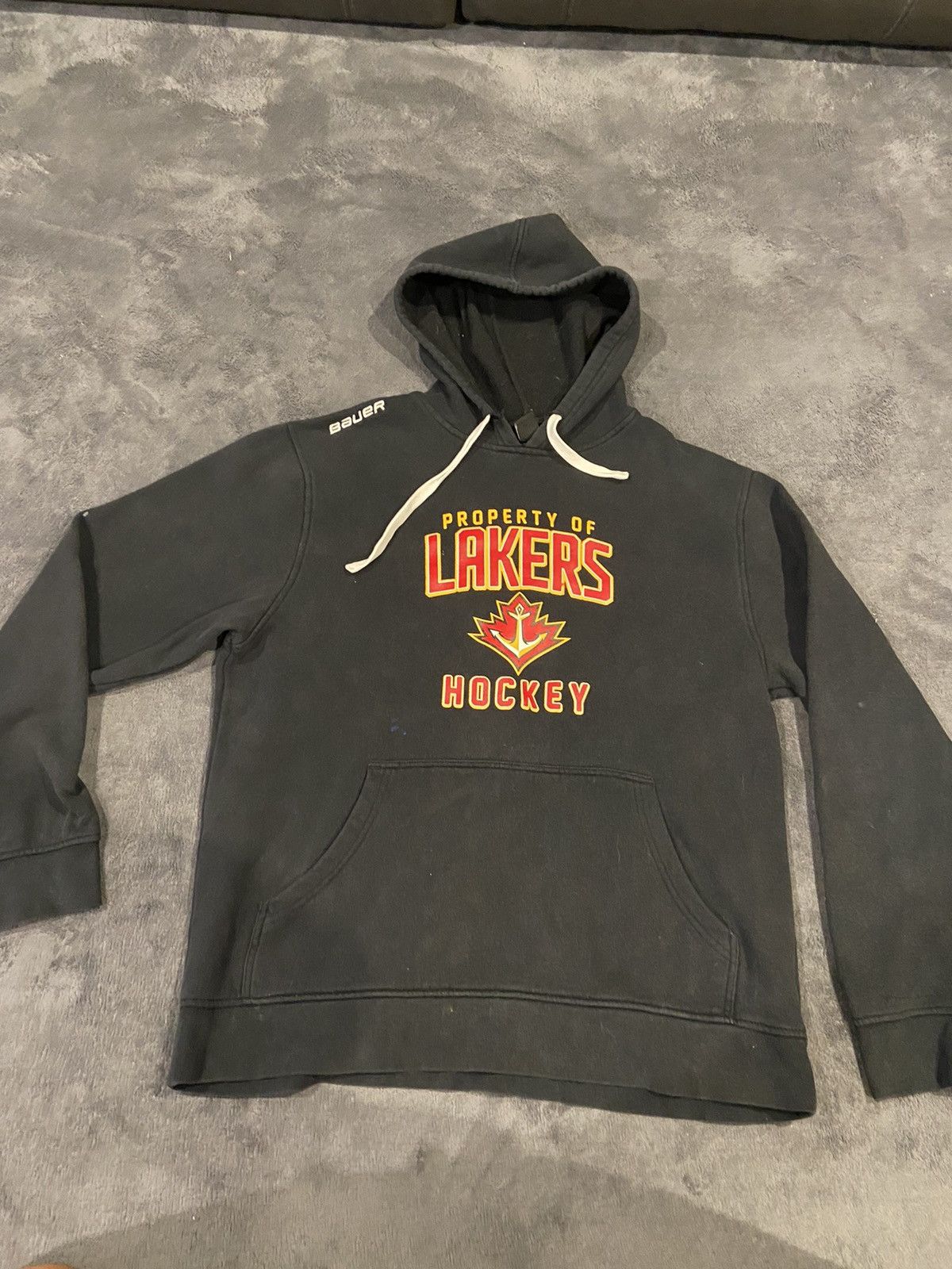 NBA Bauer Long Sleve Hoodie. Lakers Hockey Size US M / EU 48-50 / 2 - 3 Thumbnail
