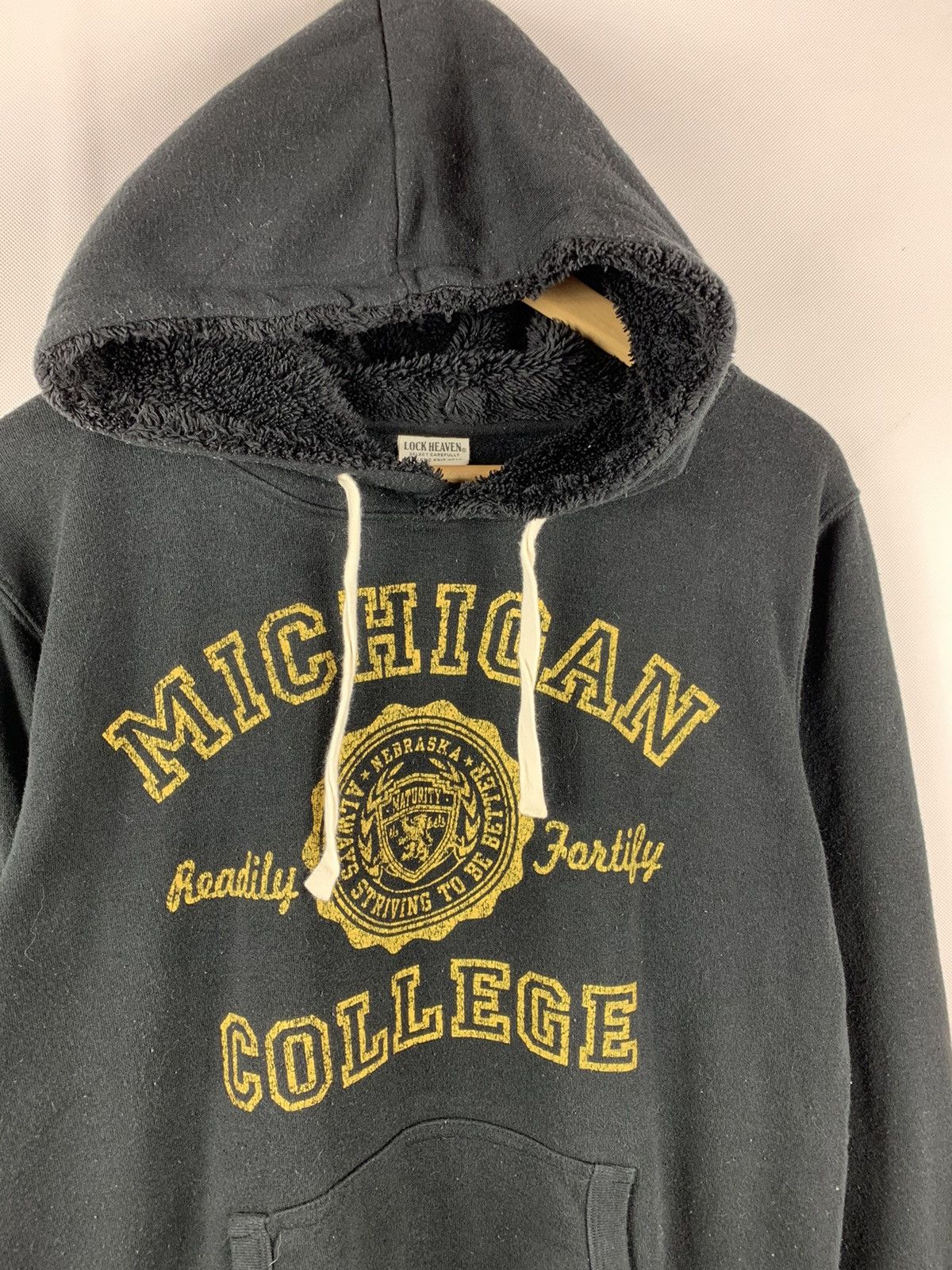 Japanese Brand Rare!!! Michigan College Sweater Hoodie Size US M / EU 48-50 / 2 - 2 Thumbnail