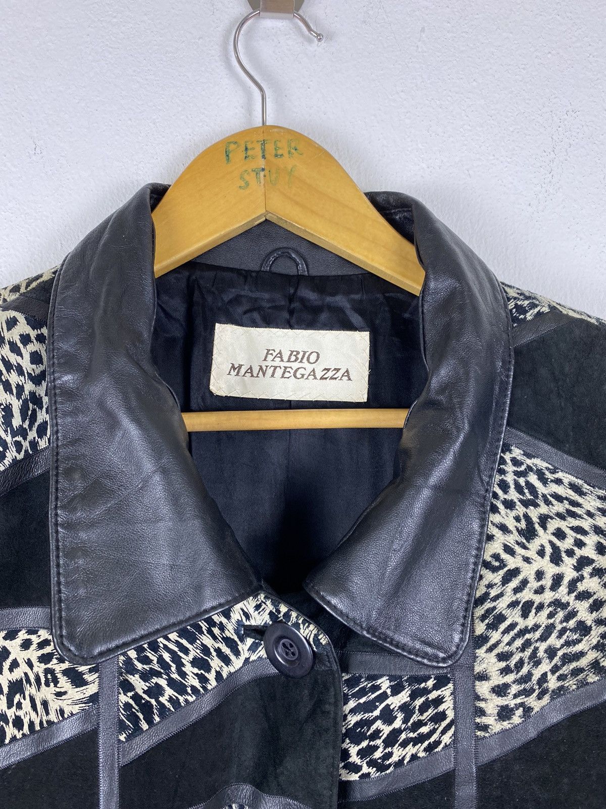 Other FABIO MANTEGAZZA LEATHER JACKET PIG SKIN Size US L / EU 52-54 / 3 - 7 Thumbnail