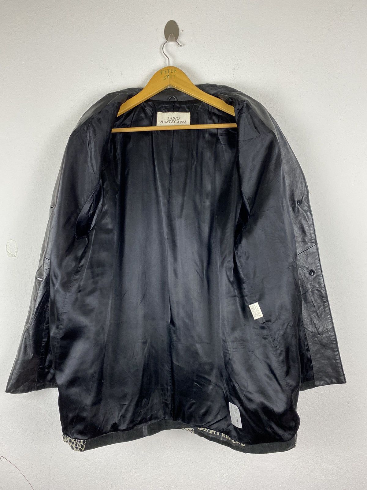 Other FABIO MANTEGAZZA LEATHER JACKET PIG SKIN Size US L / EU 52-54 / 3 - 9 Thumbnail