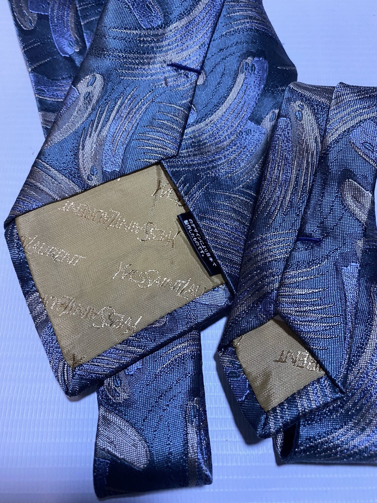 Designer × Vintage × Yves Saint Laurent VINTAGE YVES SAINT LAURENT TIE Size ONE SIZE - 4 Thumbnail