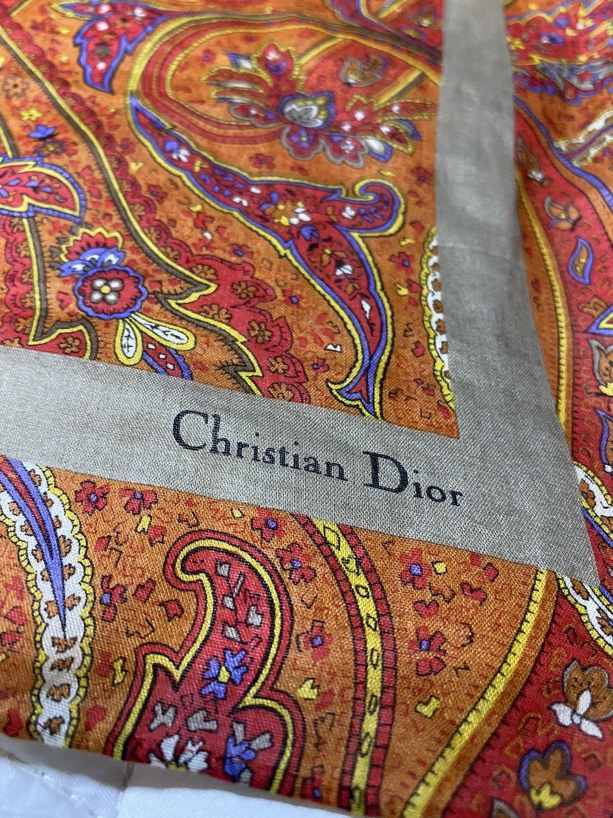 Christian Dior Monsieur × Designer × Vintage Christian Dior Handkercief Size ONE SIZE - 3 Thumbnail