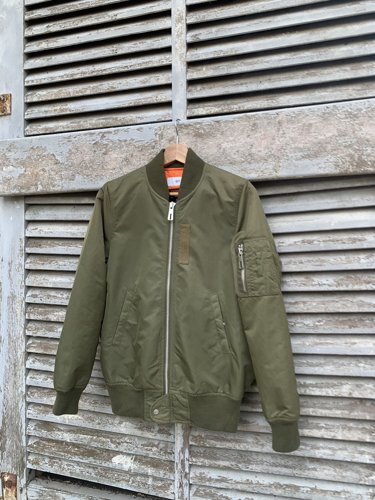 Japanese Brand 🔥SLY THERMAL INSULATION MILITARY STYLE BOMBER JACKET Size US S / EU 44-46 / 1 - 1 Thumbnail