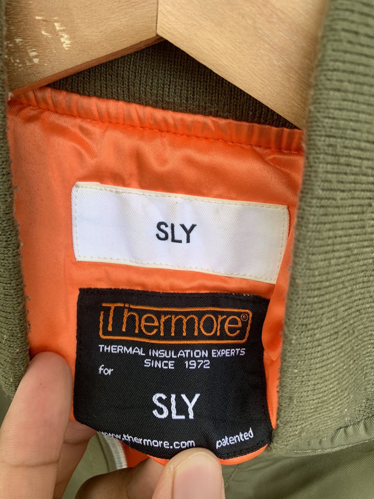 Japanese Brand 🔥SLY THERMAL INSULATION MILITARY STYLE BOMBER JACKET Size US S / EU 44-46 / 1 - 11 Thumbnail