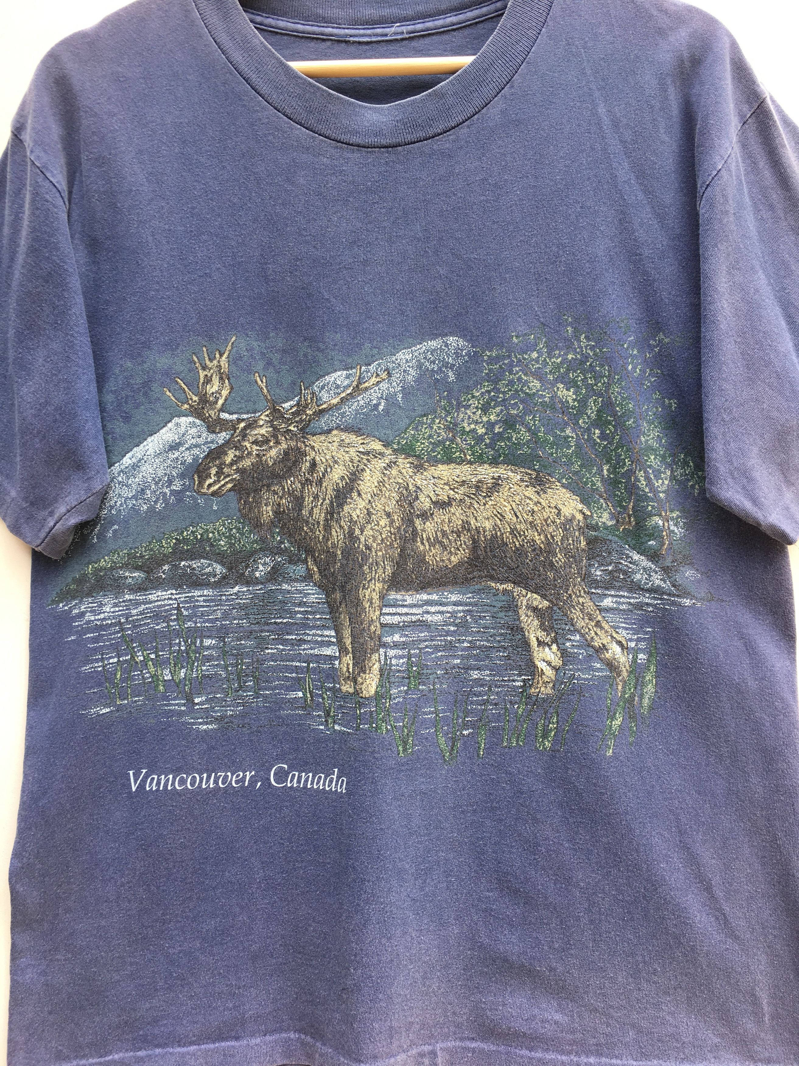 Habitat Vintage Vancouver Canada Elk Nature T-shirt Size US M / EU 48-50 / 2 - 5 Thumbnail