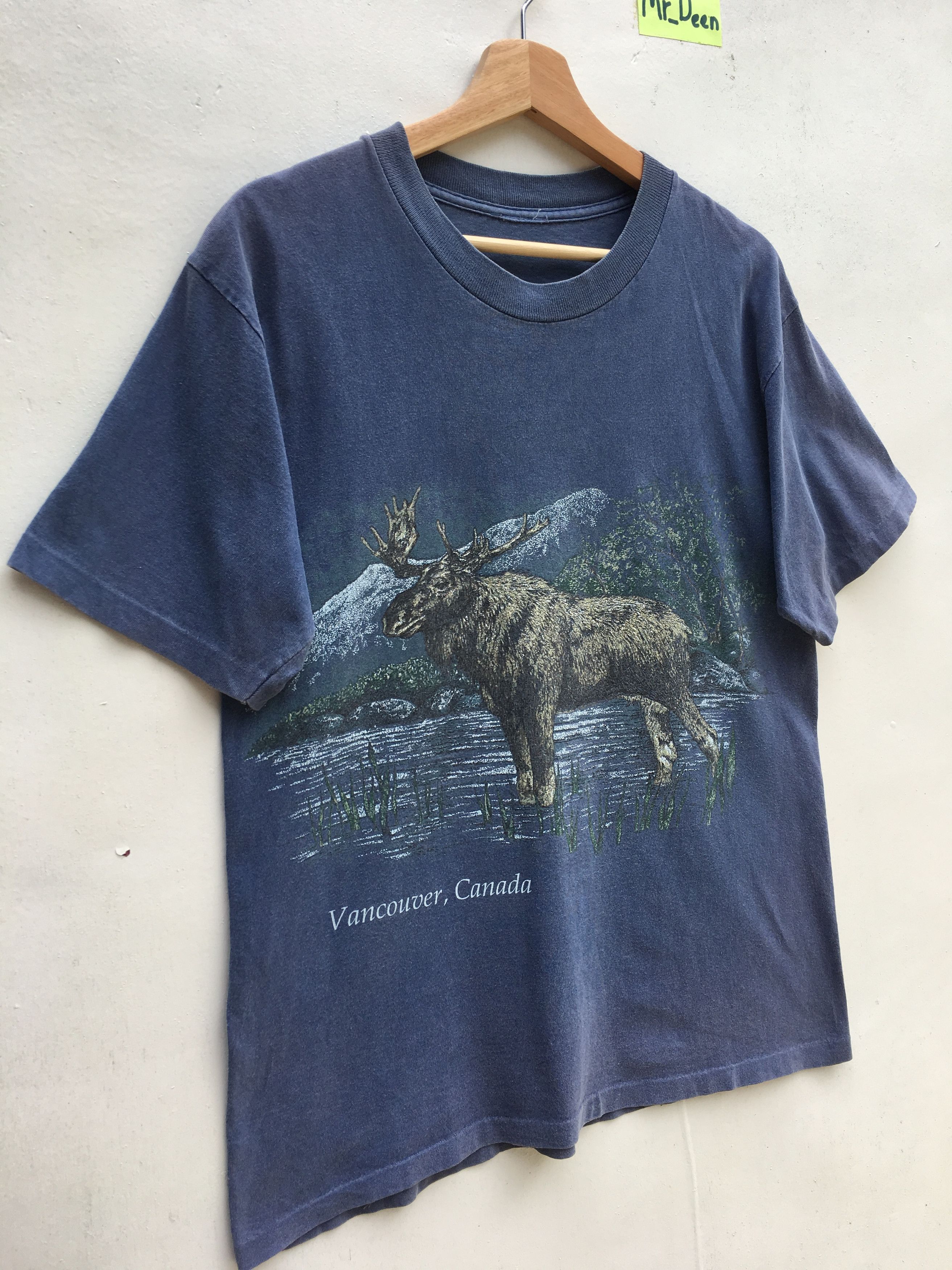 Habitat Vintage Vancouver Canada Elk Nature T-shirt Size US M / EU 48-50 / 2 - 2 Thumbnail