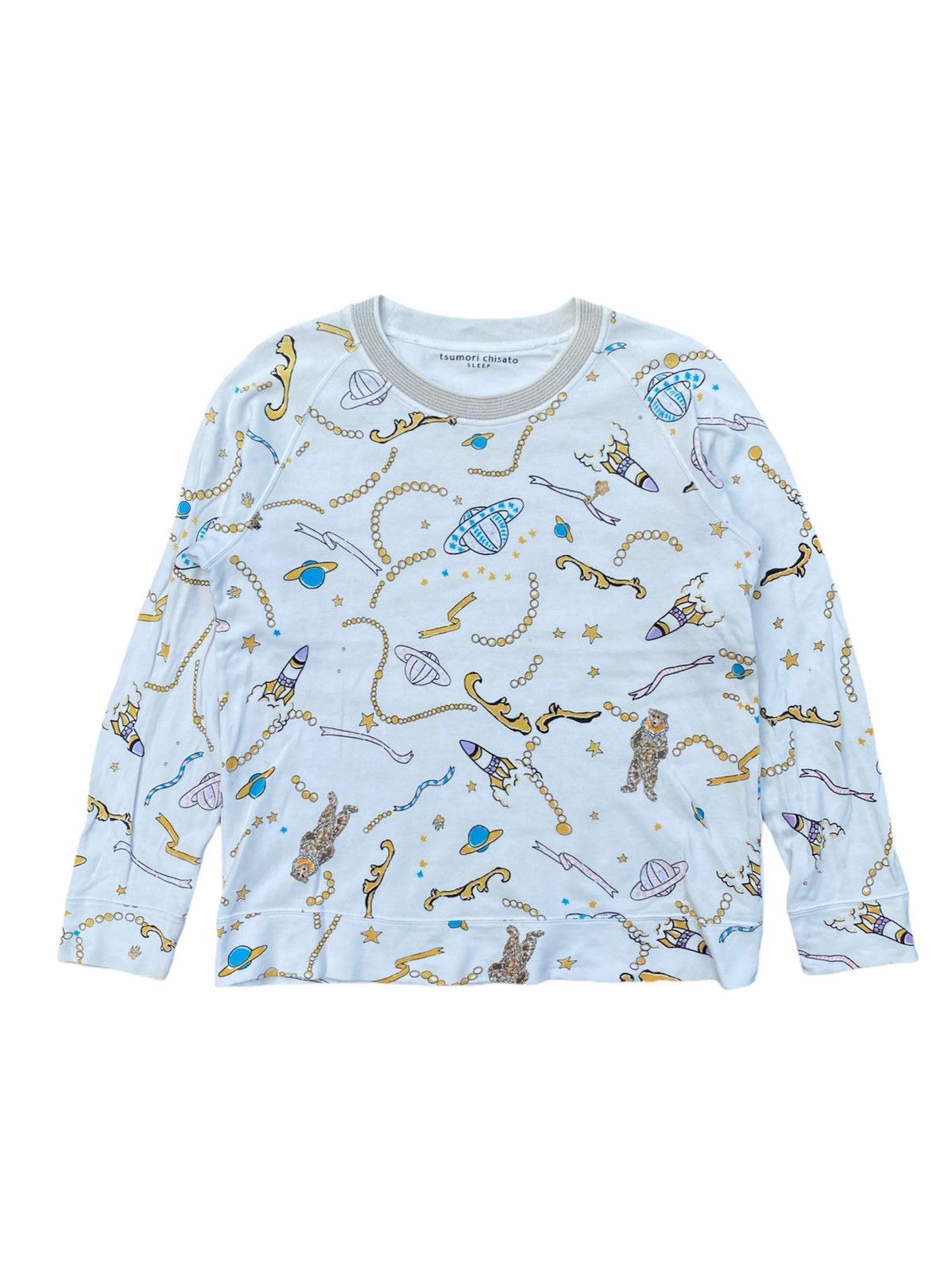Issey Miyake Tsumori Chisato Issey Miyake Full Print Sleep Crewneck Size US M / EU 48-50 / 2 - 1 Thumbnail