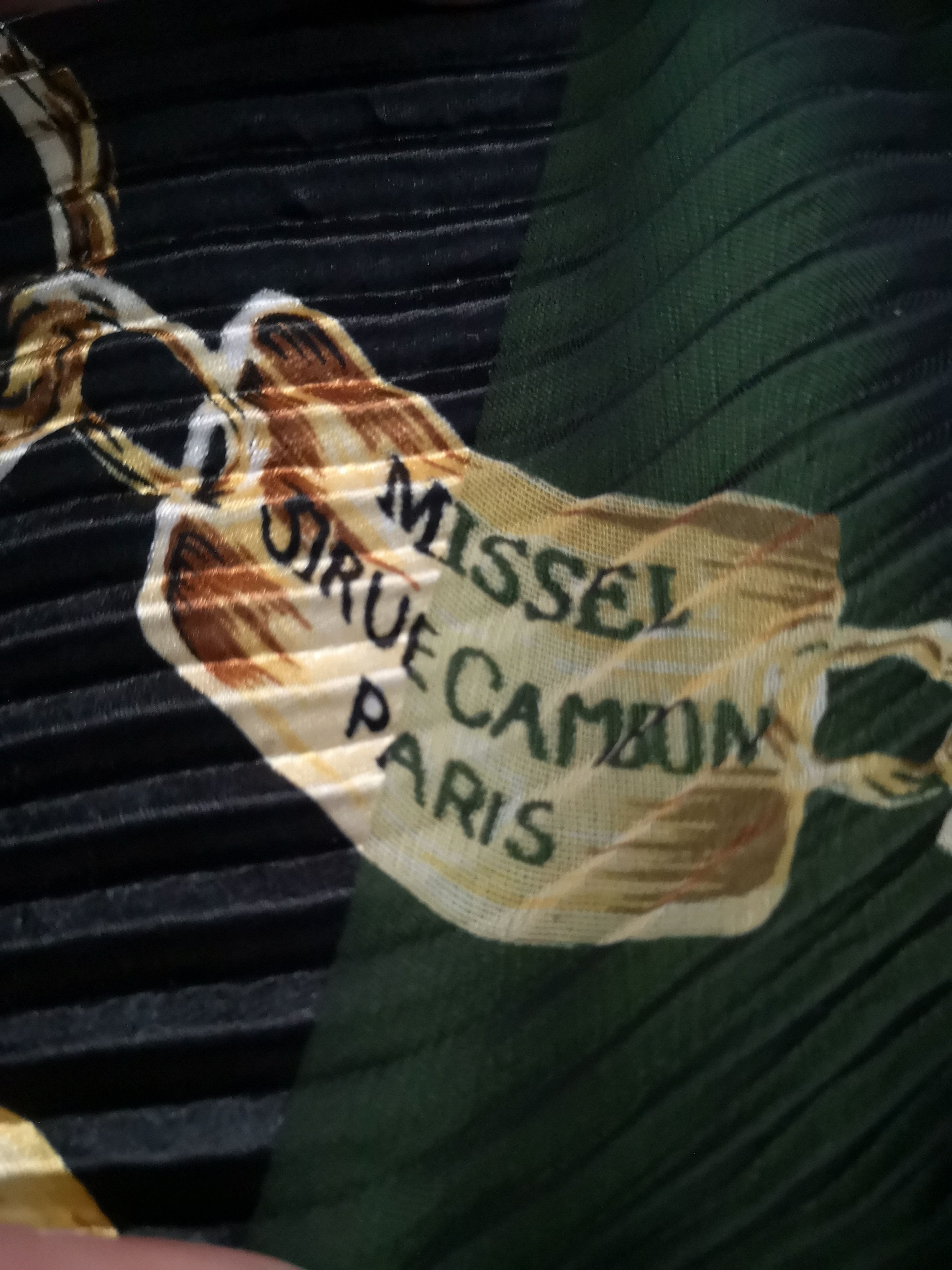 Designer × Other MISSEL 31RUE CAMBON PARIS PLATE SCARF Size ONE SIZE - 3 Thumbnail