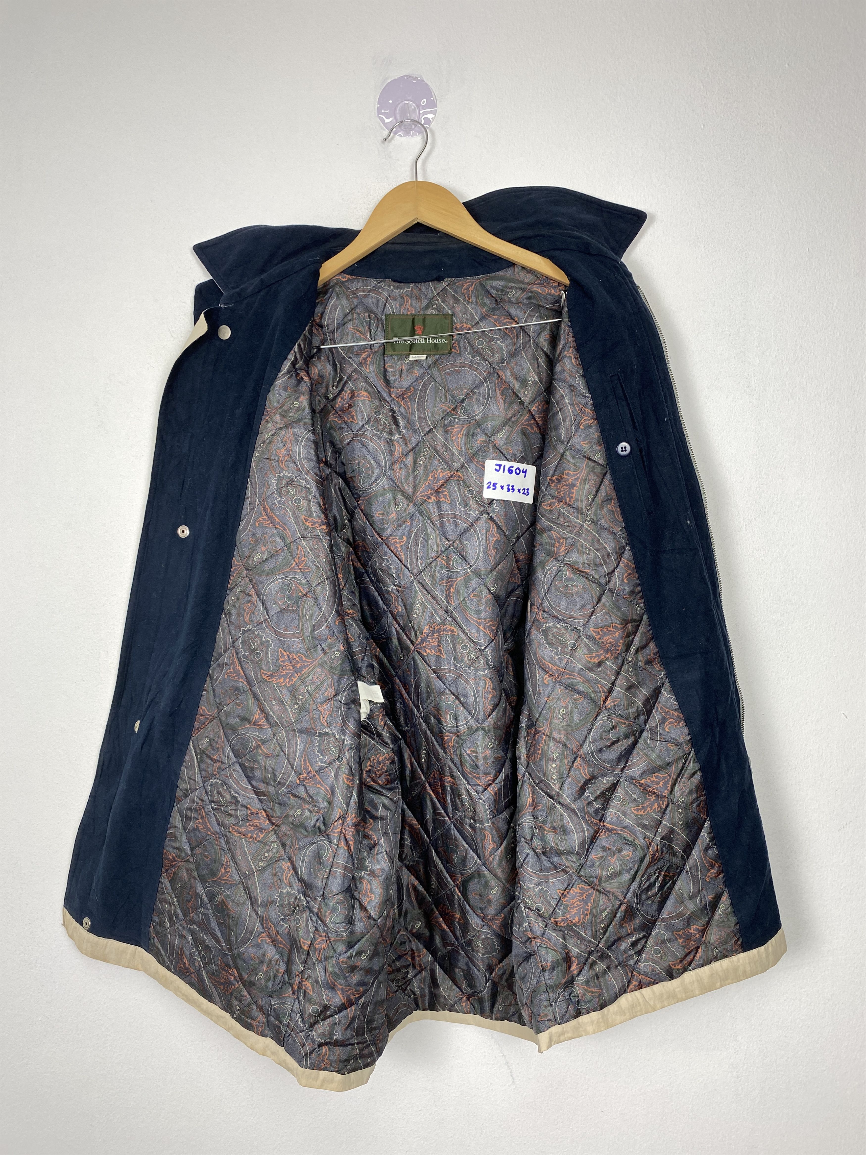 Japanese Brand Vintage The Scotch House Hoodie Quilted Lining Jacket J1604 Size US M / EU 48-50 / 2 - 9 Thumbnail