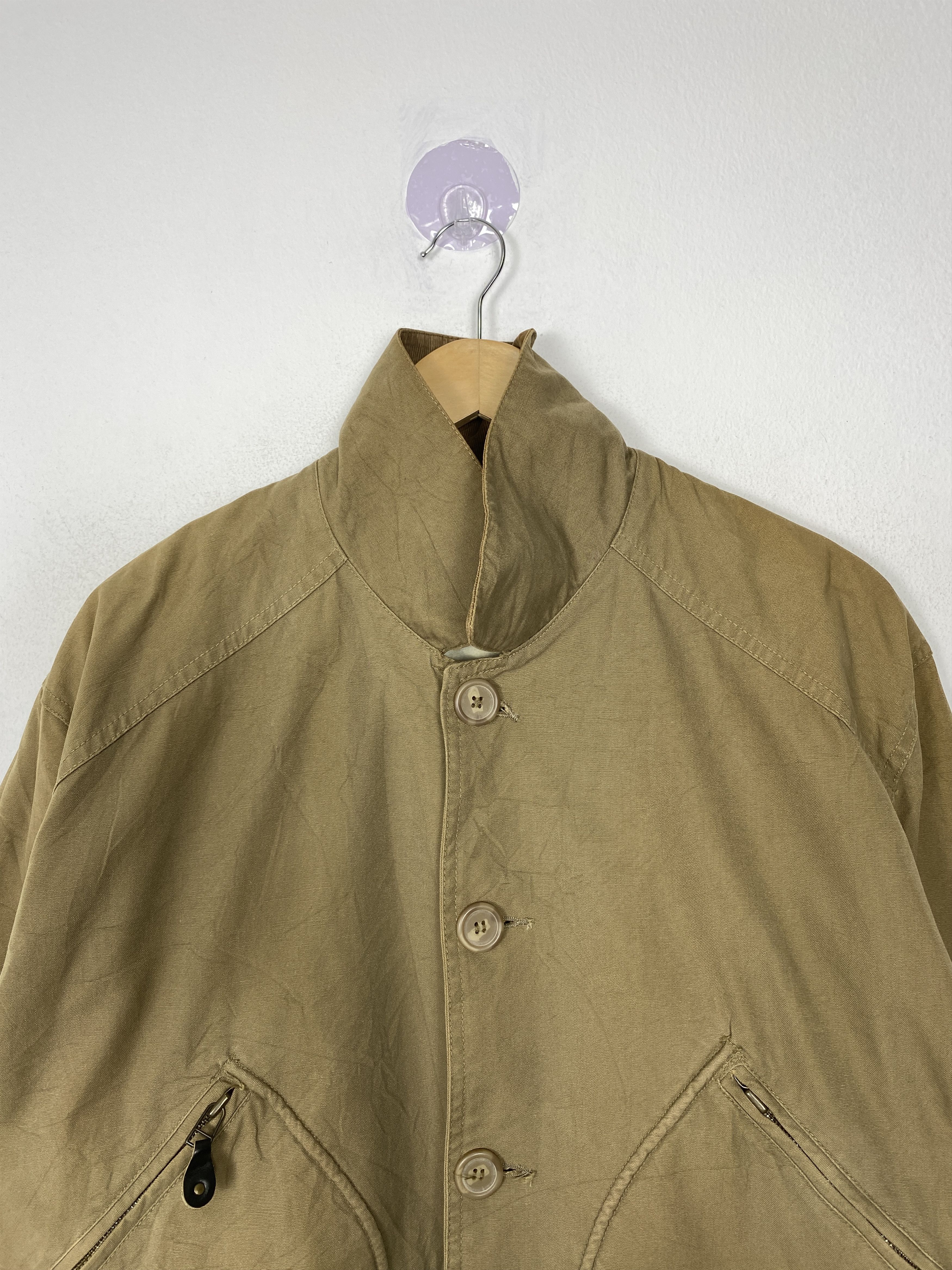 Japanese Brand Vintage Back Fire Checkered Lining Button Up Jacket J1605 Size US L / EU 52-54 / 3 - 2 Thumbnail