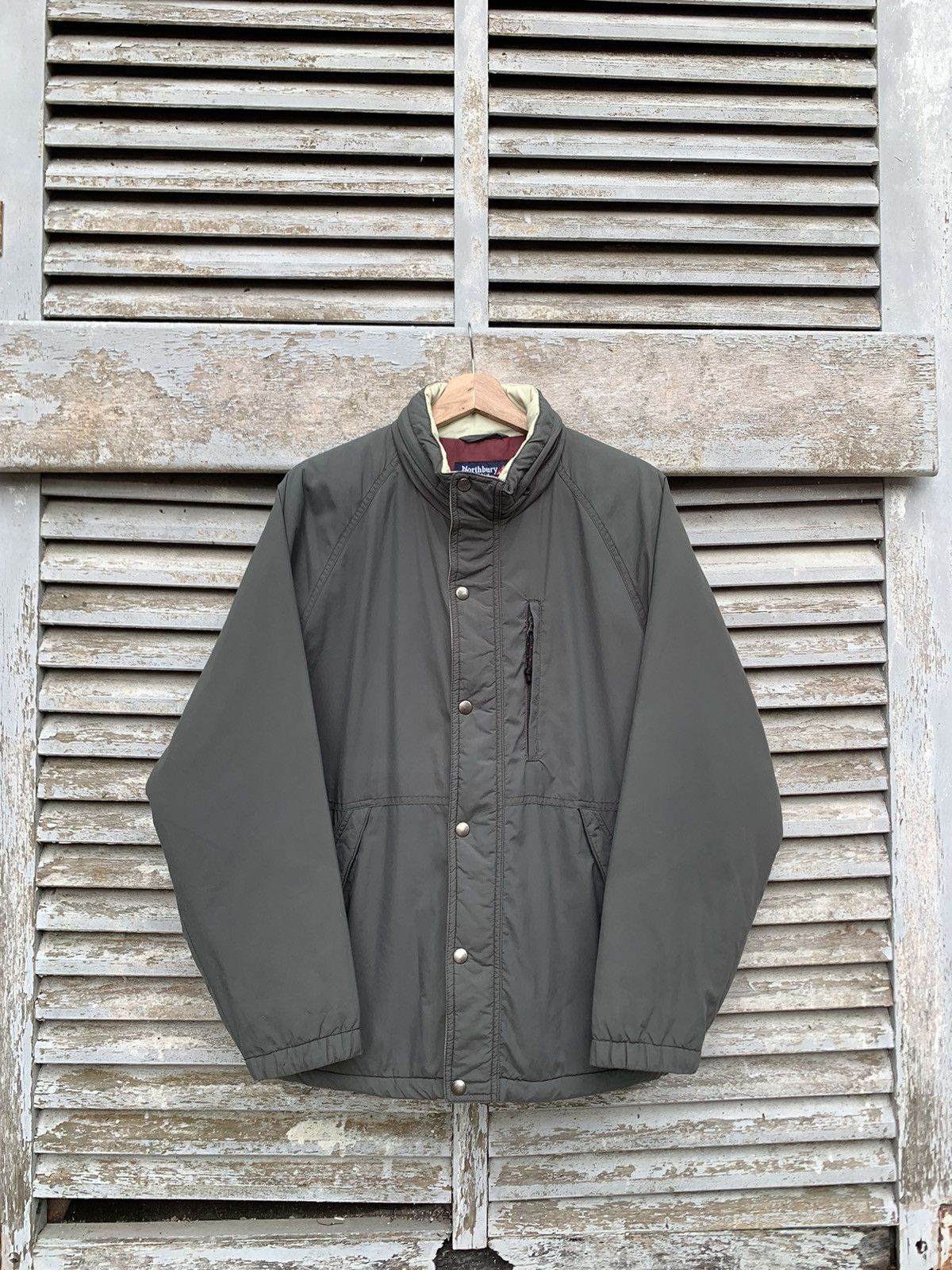 Japanese Brand 👹NORTH BURY ENGLAND Light Puffer Jacket Size US L / EU 52-54 / 3 - 3 Thumbnail