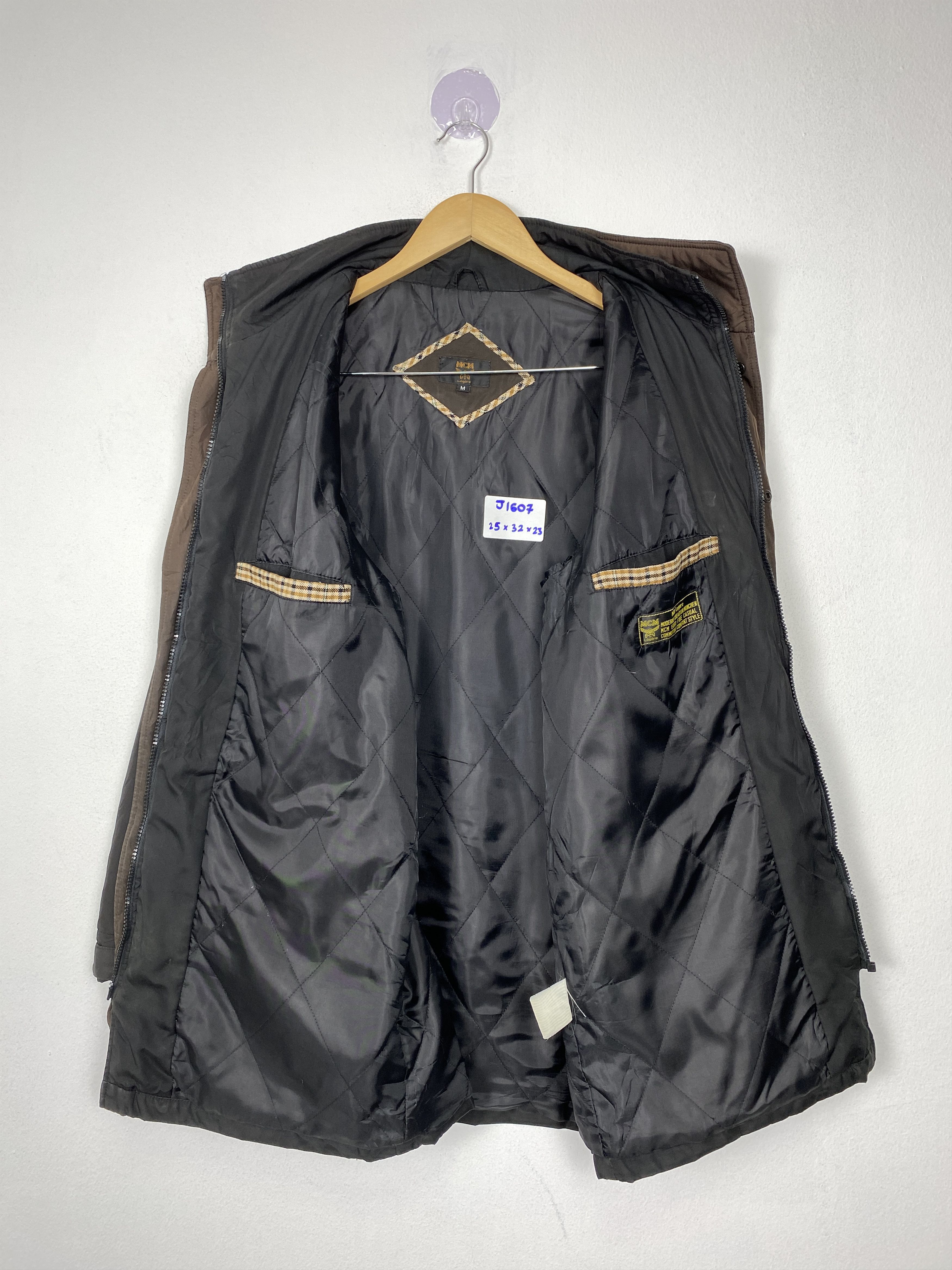 MCM Vintage MCM Quilted Lining Broken Zip Jacket J1607 Size US M / EU 48-50 / 2 - 11 Thumbnail