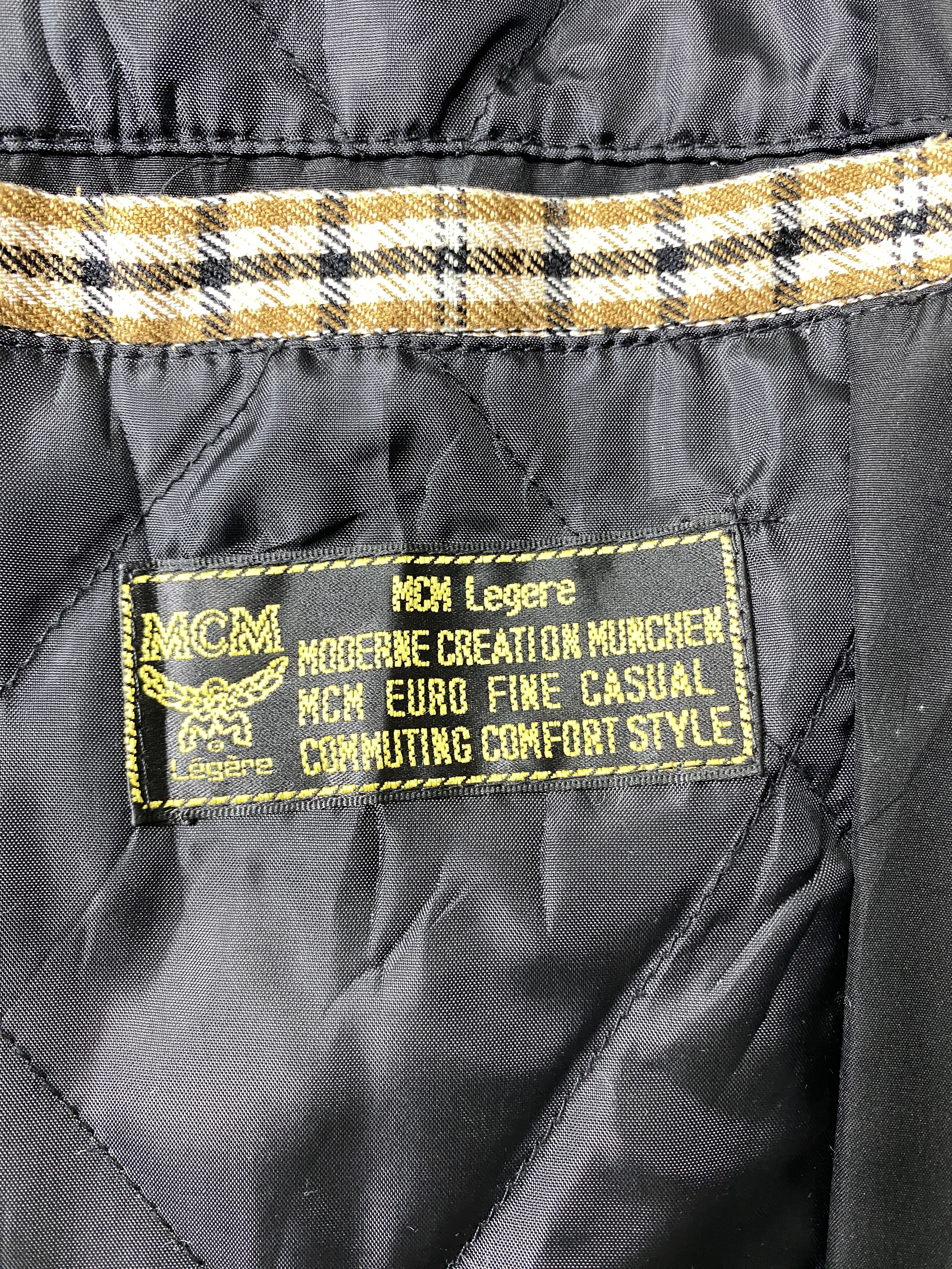 MCM Vintage MCM Quilted Lining Broken Zip Jacket J1607 Size US M / EU 48-50 / 2 - 15 Thumbnail