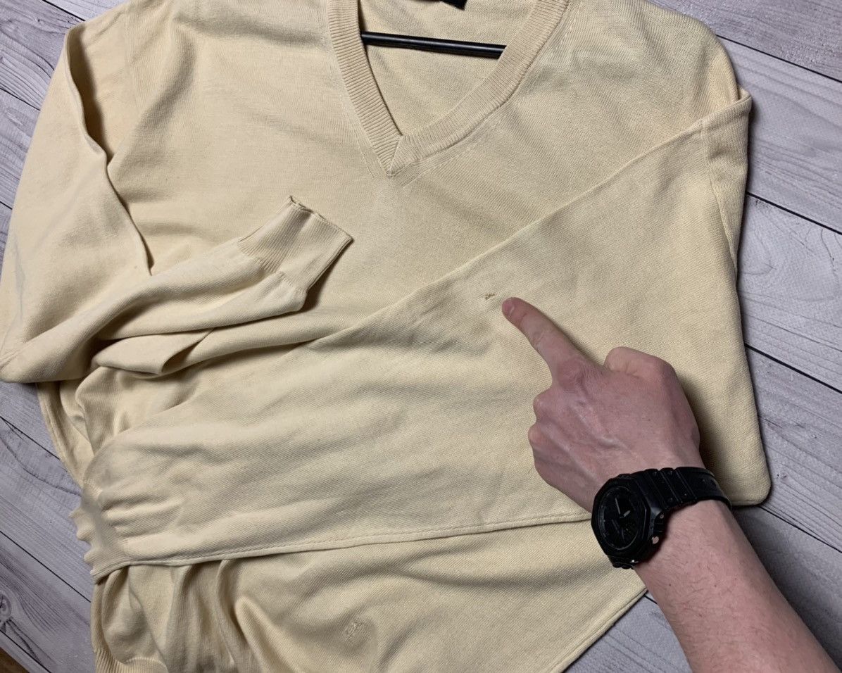 Yves Saint Laurent Vintage Yves Saint Laurent sweater V neck logo size L Size US L / EU 52-54 / 3 - 8 Thumbnail