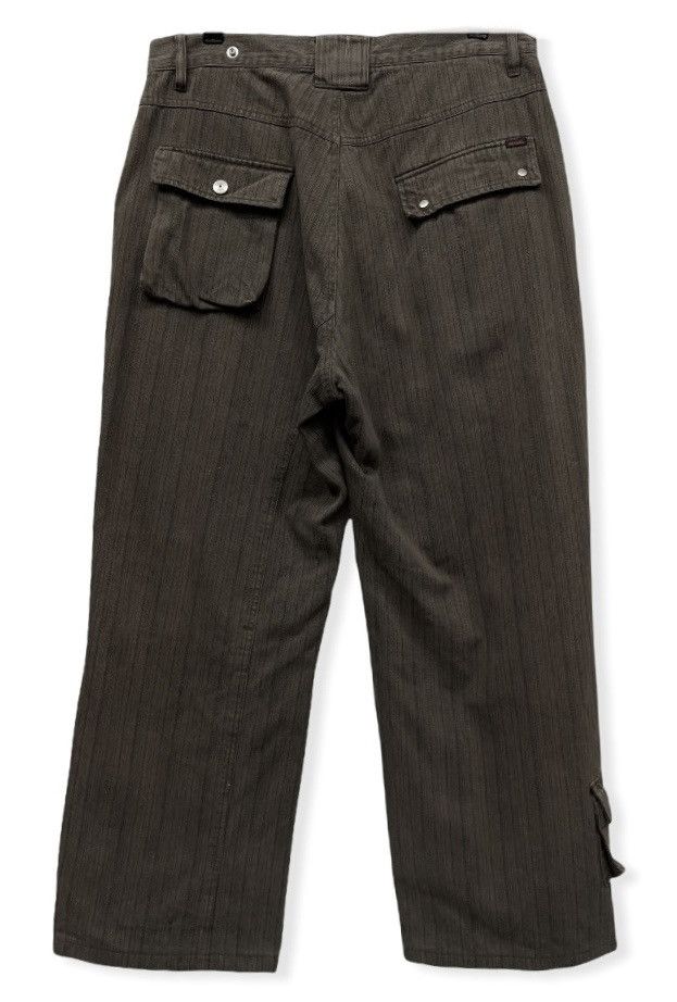 Japanese Brand 90’s Baggy Cargo Multipocket Skateboard Hickory Brown Pants Size US 32 / EU 48 - 10 Thumbnail
