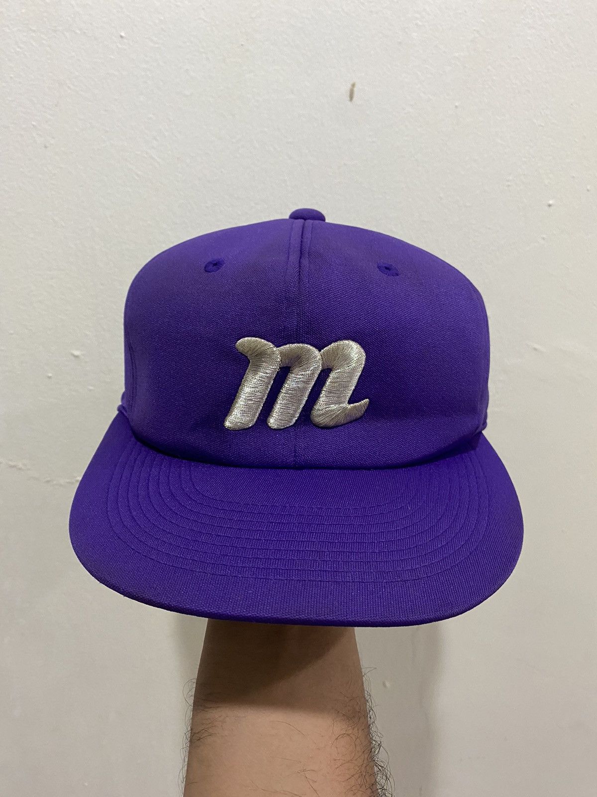 Japanese Brand 🔥Vintage🔥 “M” Japanese Baseball Hat Size ONE SIZE - 1 Thumbnail