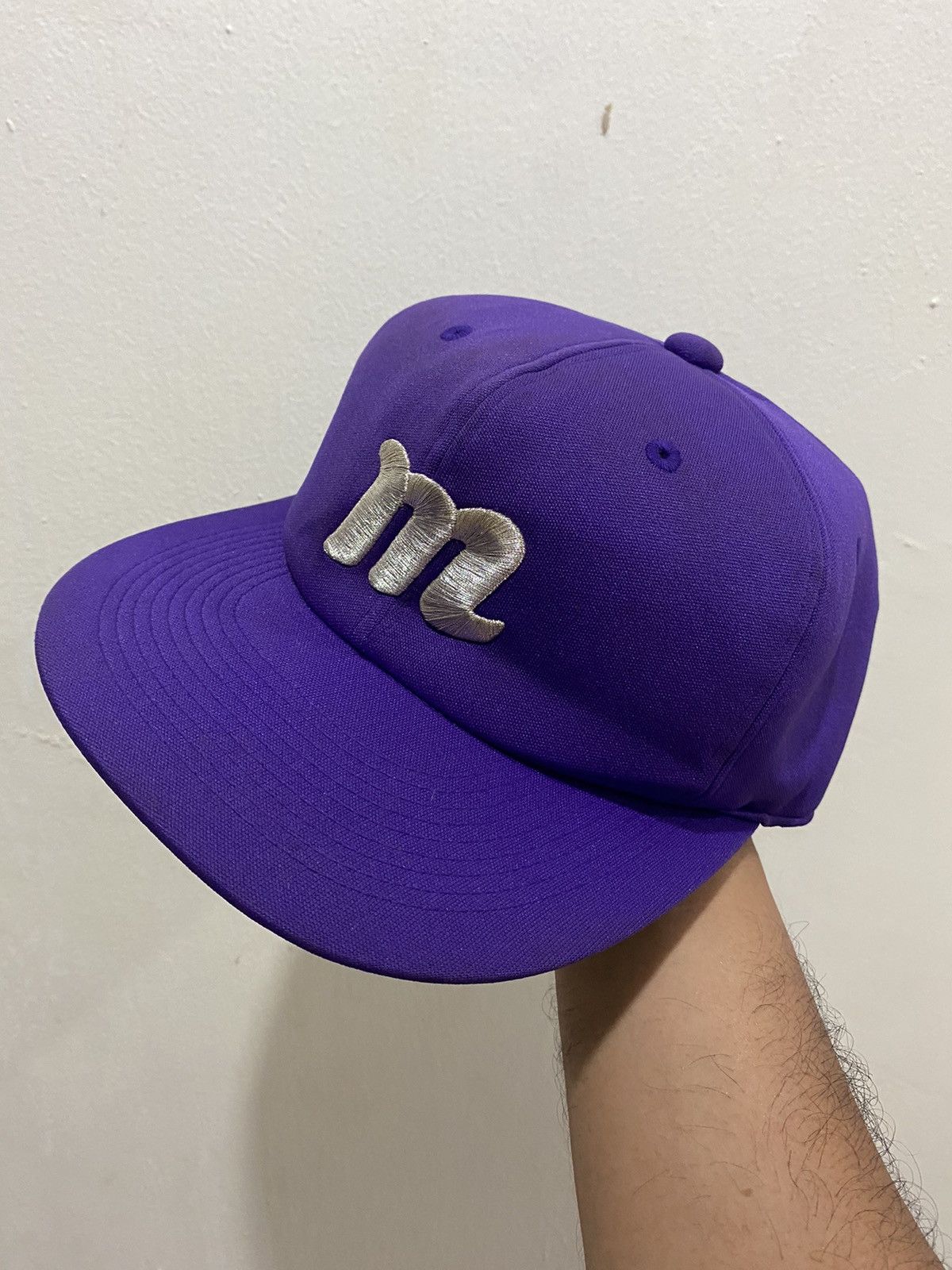Japanese Brand 🔥Vintage🔥 “M” Japanese Baseball Hat Size ONE SIZE - 2 Thumbnail