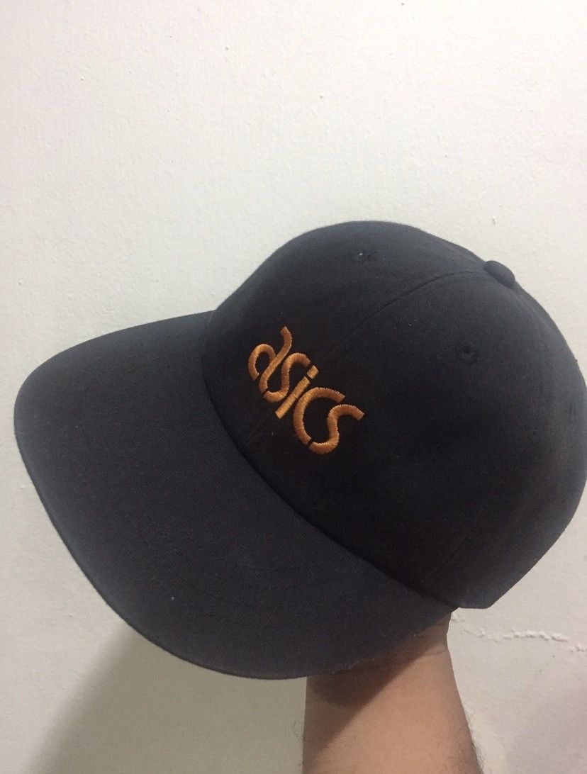 Asics 🔥Vintage🔥 Asics Japan Basic Logo Baseball Hat Size ONE SIZE - 2 Thumbnail