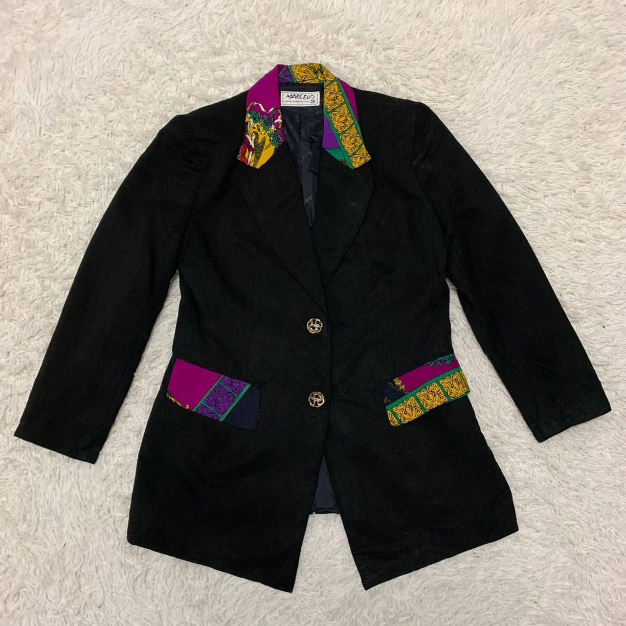 Japanese Brand Marcello natier premier 100% pure silk jacket Size S / US 4 / IT 40 - 11 Thumbnail