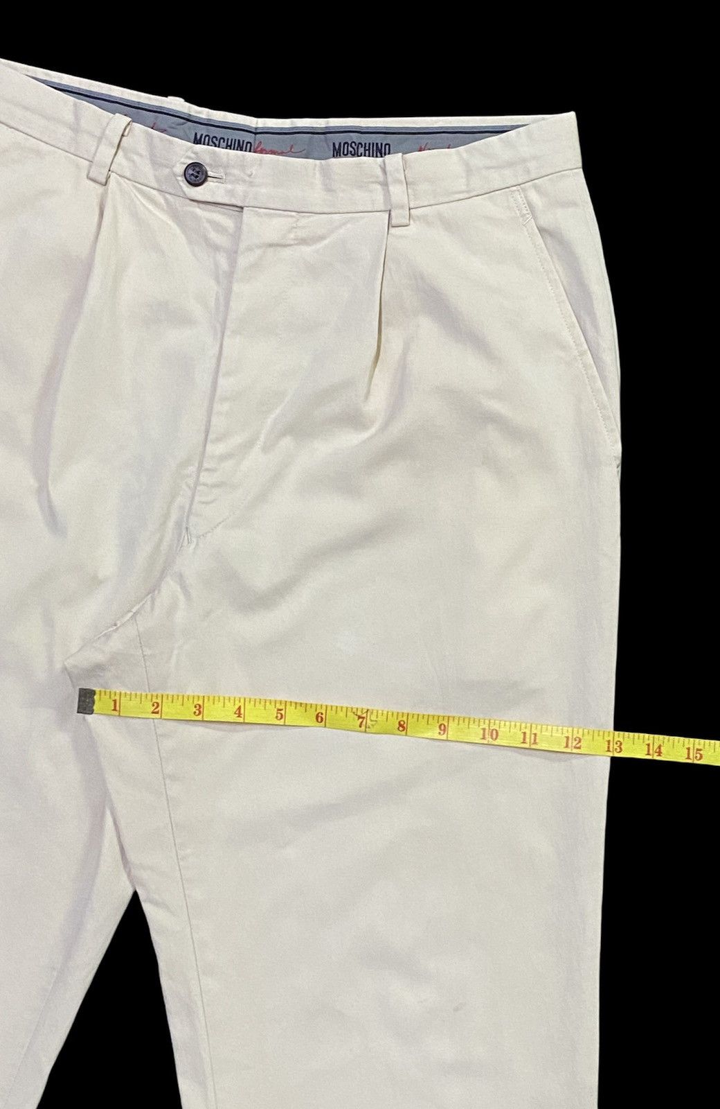 Moschino × Vintage VINTAGE 90s MOSCHINO RAYON PLEATED PANTS Size US 32 / EU 48 - 7 Thumbnail