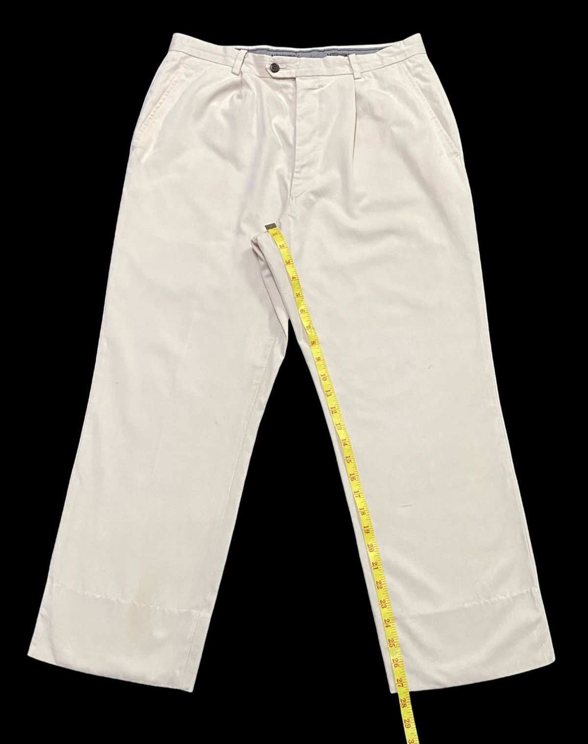 Moschino × Vintage VINTAGE 90s MOSCHINO RAYON PLEATED PANTS Size US 32 / EU 48 - 6 Thumbnail