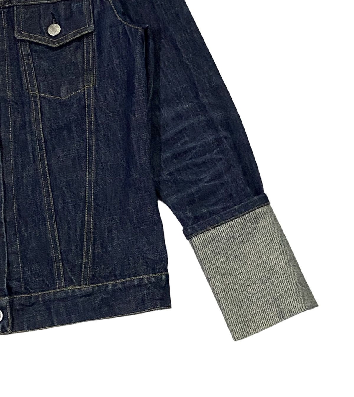 Helmut Lang Helmut Lang Denim Jacket With Folded Cuffs 1990s Size M / US 6-8 / IT 42-44 - 17 Thumbnail