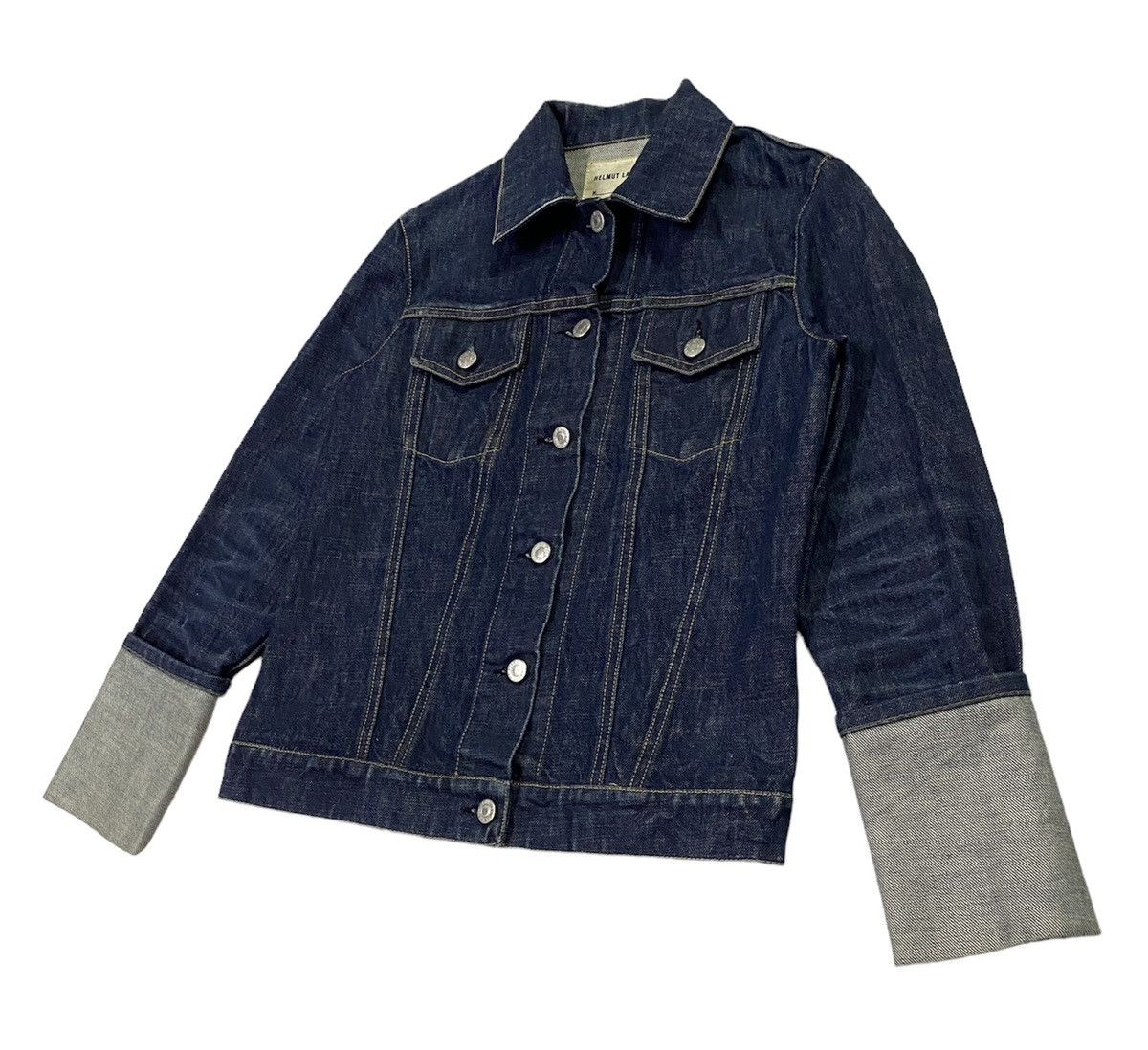 Helmut Lang Helmut Lang Denim Jacket With Folded Cuffs 1990s Size M / US 6-8 / IT 42-44 - 19 Thumbnail