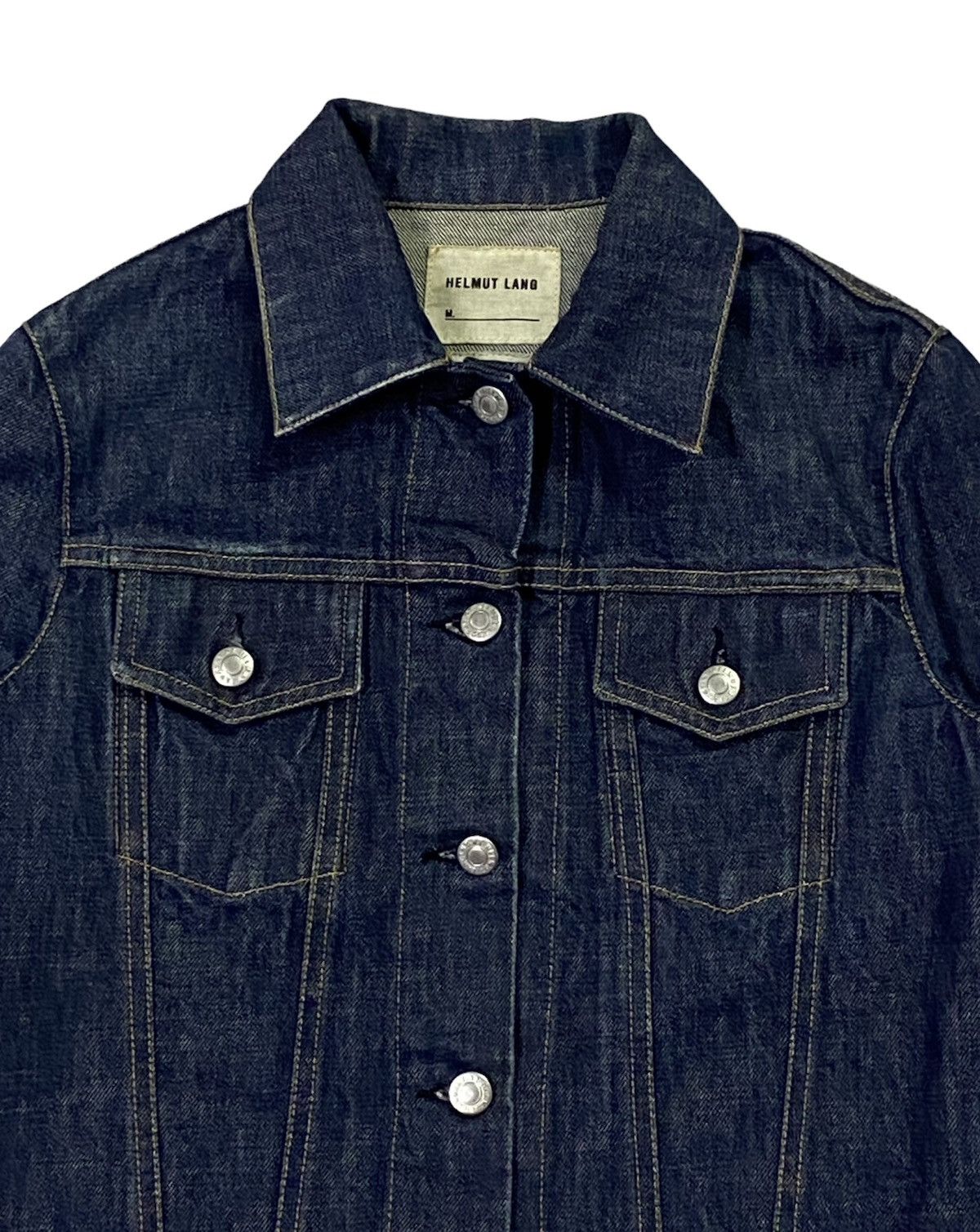 Helmut Lang Helmut Lang Denim Jacket With Folded Cuffs 1990s Size M / US 6-8 / IT 42-44 - 16 Thumbnail