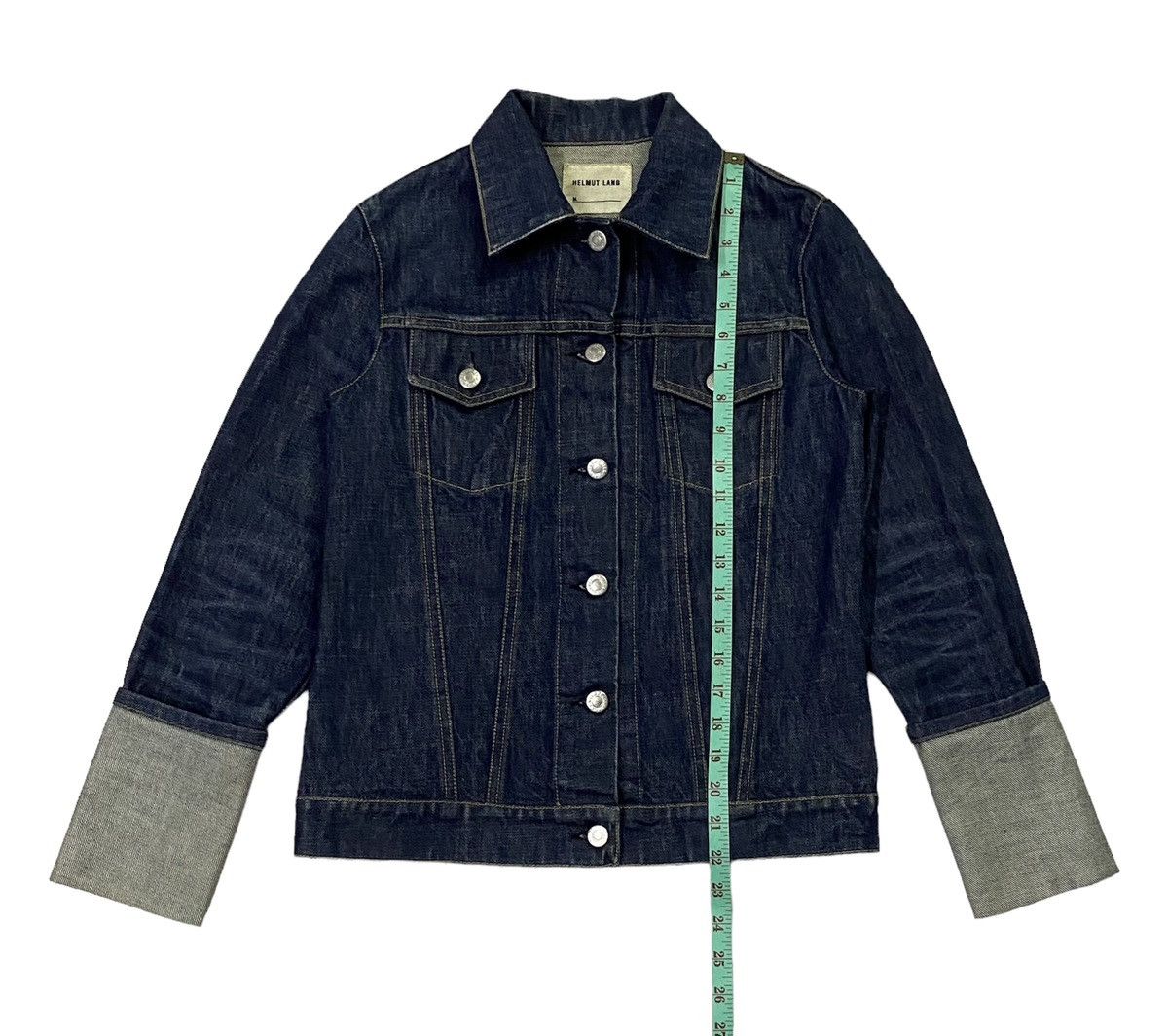 Helmut Lang Helmut Lang Denim Jacket With Folded Cuffs 1990s Size M / US 6-8 / IT 42-44 - 5 Thumbnail